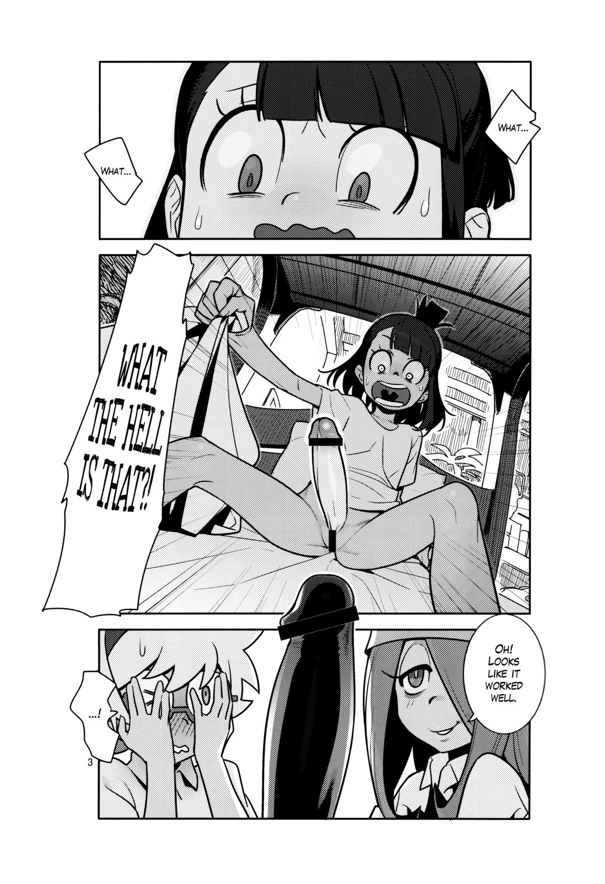 (C84) [Hamanasu Chaya (Hamanasu)] B=Witch! (Little Witch Academia) [English] [KirbyDances + deadFreak] page 2 full