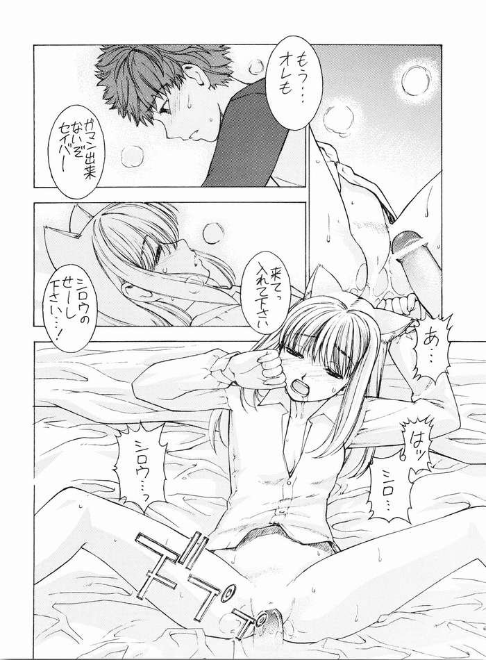 (C67) [Sanazura Doujinshi Hakkoujo (Sanazura Hiroyuki)] Nekomimi Fate (Fate/stay night) page 17 full