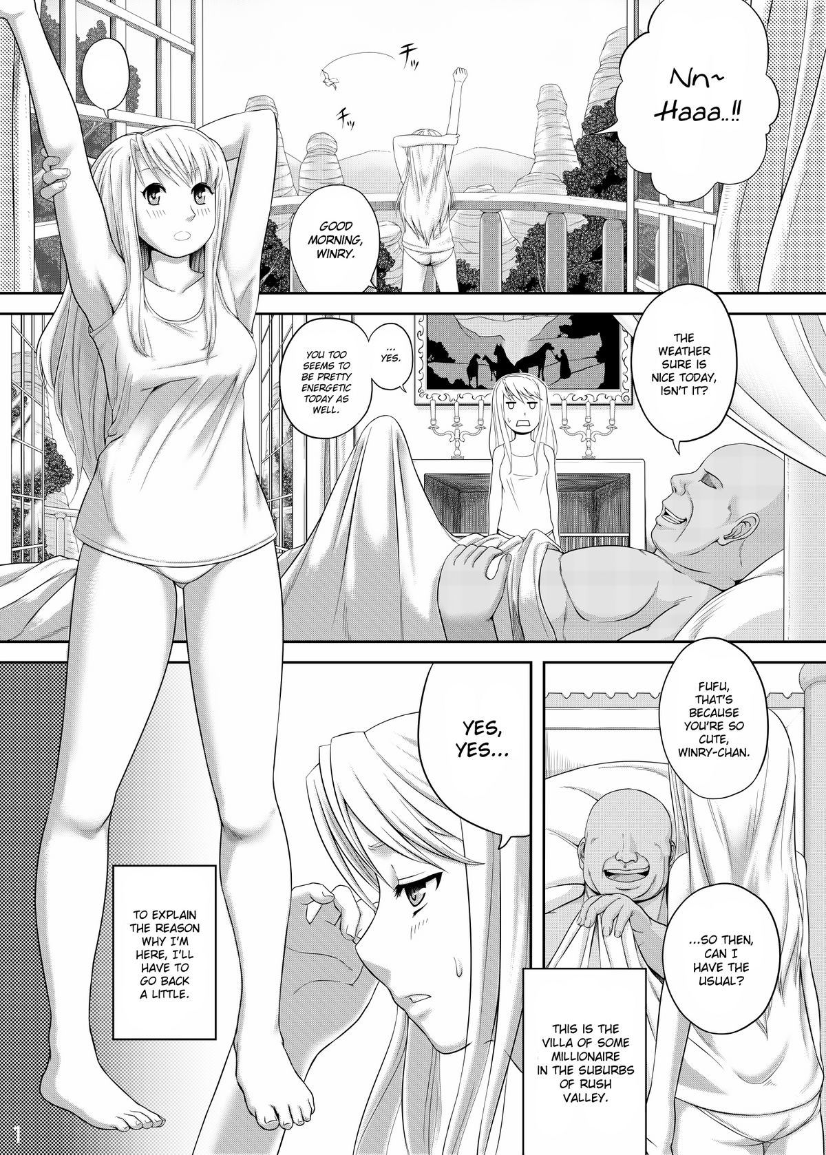 [Kinoko 931% (Taono Kinoko)] Gishi Gishi An An ~ Hentai Fugou ni Netorare Ikkagetsu (Fullmetal Alchemist) [English] [Mant] [Digital] page 3 full