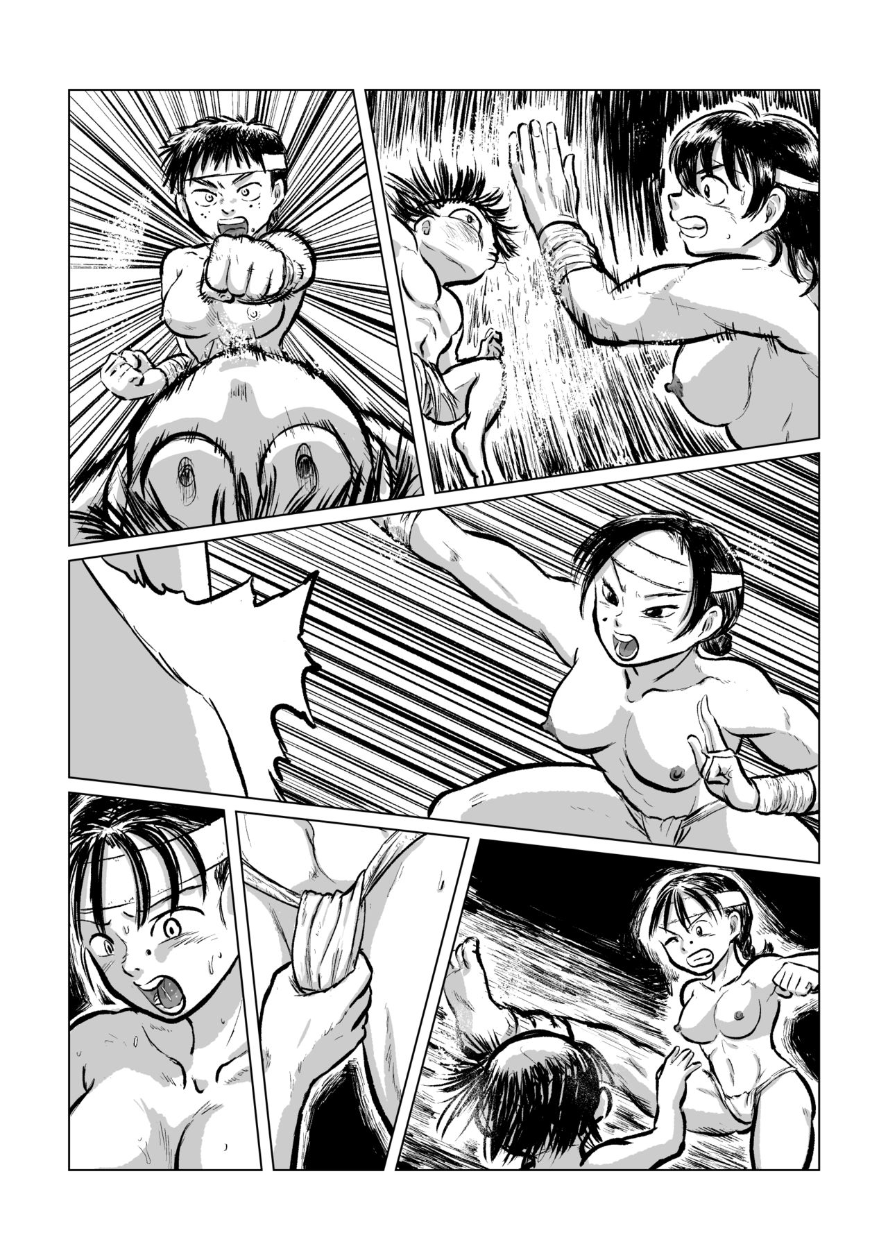 [Mayonaka no Funkotsudou (Mayofun)] Kappa VS Female Diver page 50 full