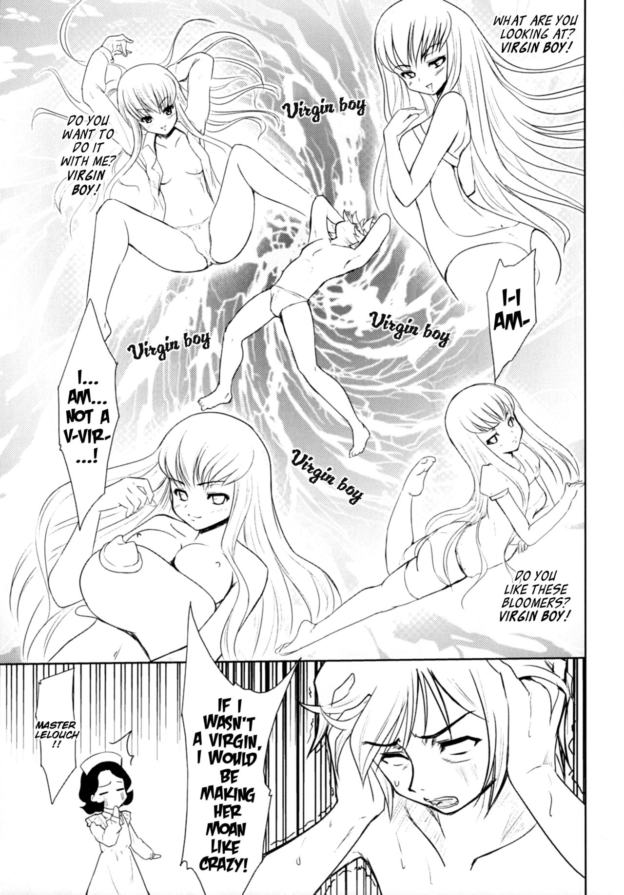 (C72) [Ngmyu (Tohgarashi Hideyu)] Code Gyass Sayoko-san ga Miteiru | Code Geass' Sayoko-san is Watching (CODE GEASS: Lelouch of the Rebellion) [English] [EHCOVE] page 6 full
