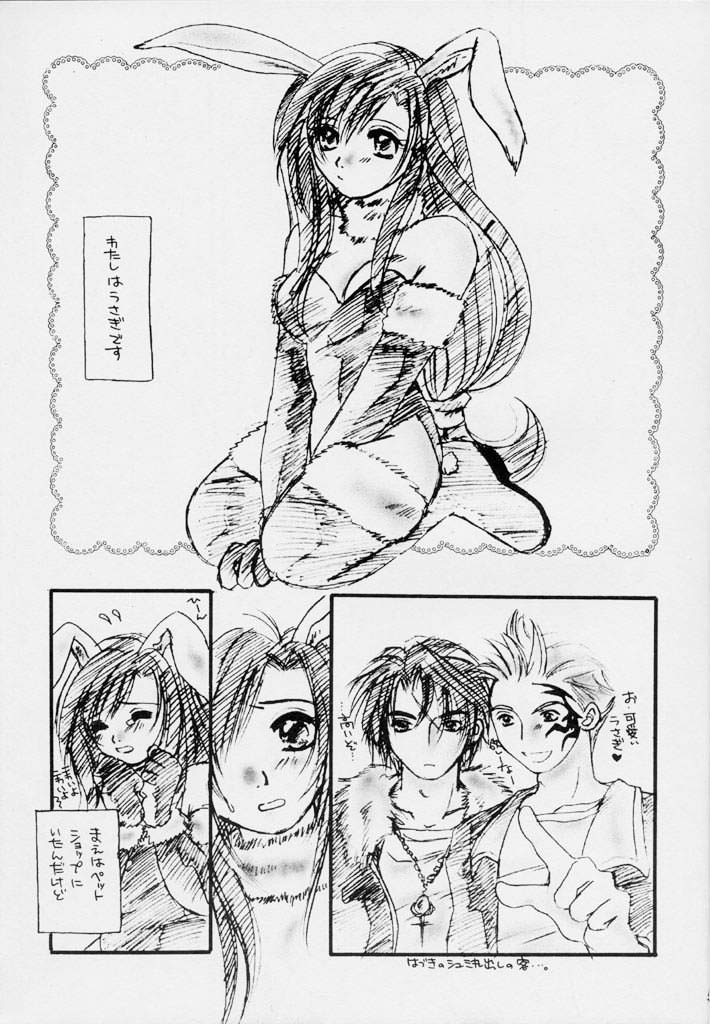 (C59) [Nanabangai No Tengoku (Shiina Haduki)] Usagi No Hitorigoto (Final Fantasy VII) page 4 full