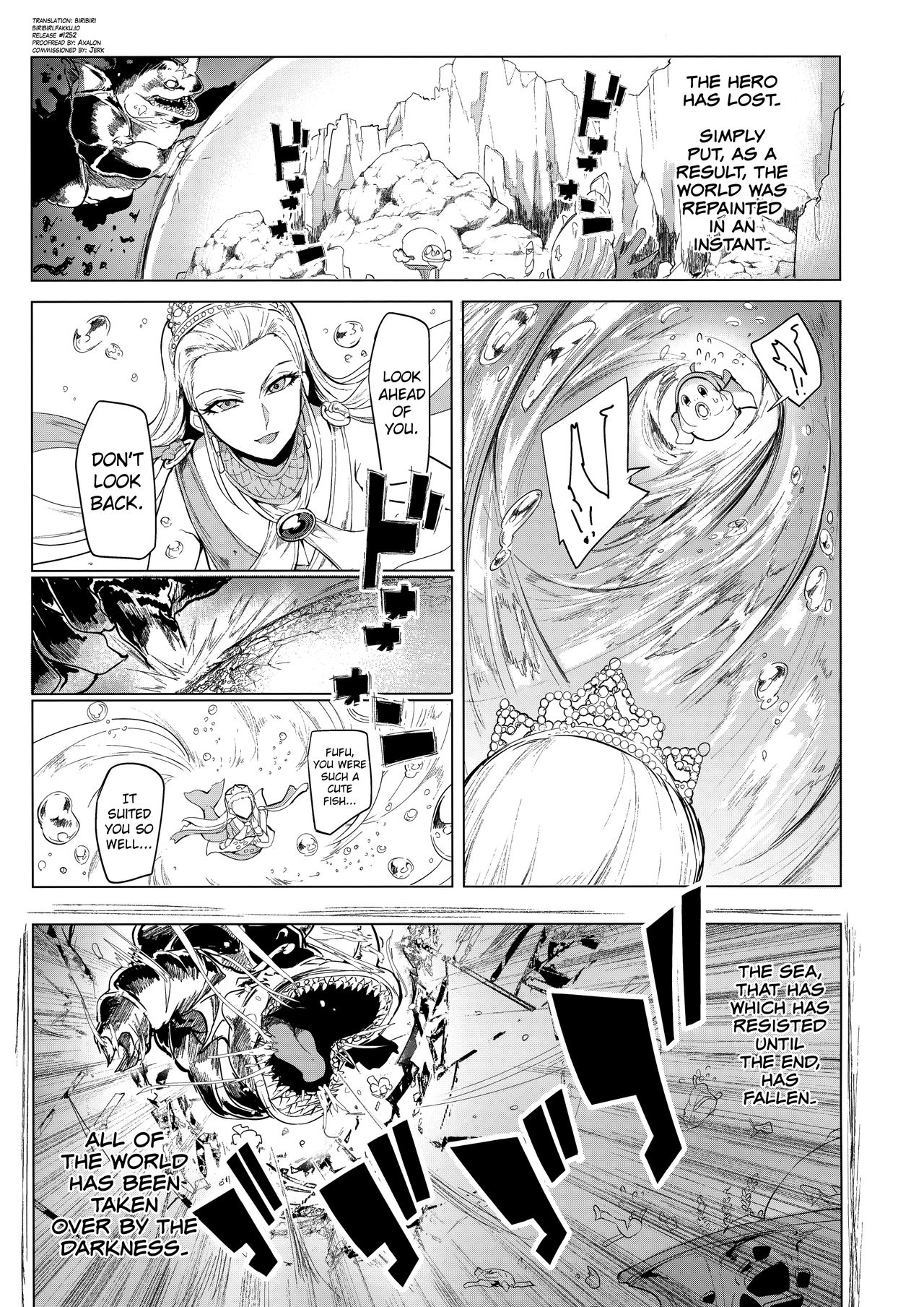 (C93) [A Gokuburi (Sian)] Sono Hi Yuusha wa Yabureta (Dragon Quest XI) [English] [biribiri] page 2 full