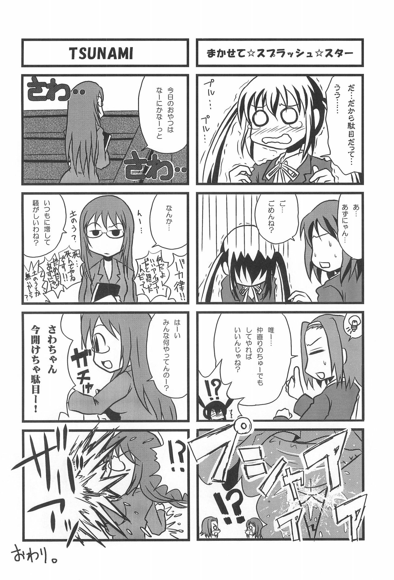 (COMIC1☆4) [Wancho-ke (Wancho)] Shita kara K-ON o Mitemiyou (K-ON!) page 22 full