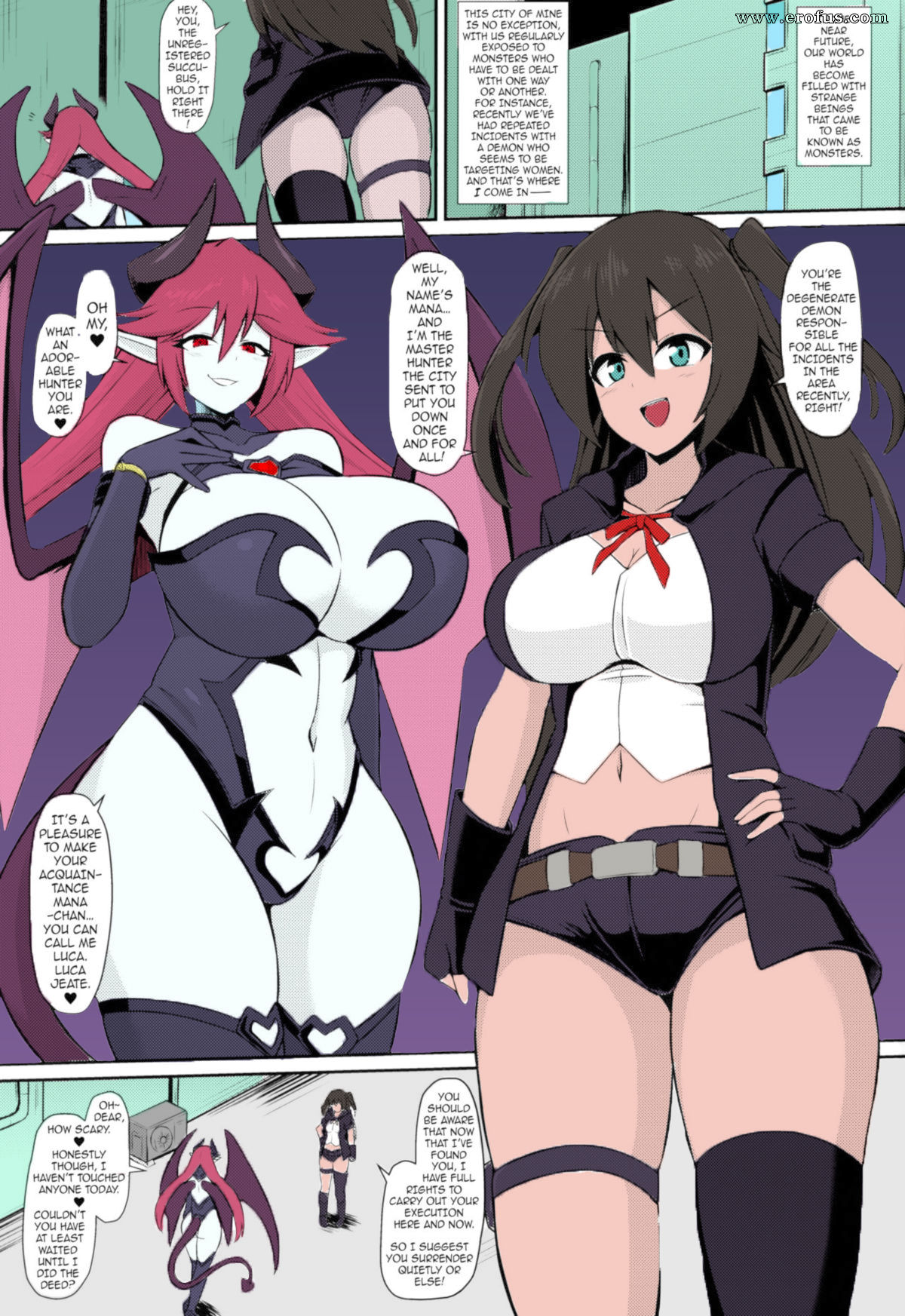 A Lesbian Succubu´s Lust Crest Pleasure Training - COLOR- Ongoing page 2 full