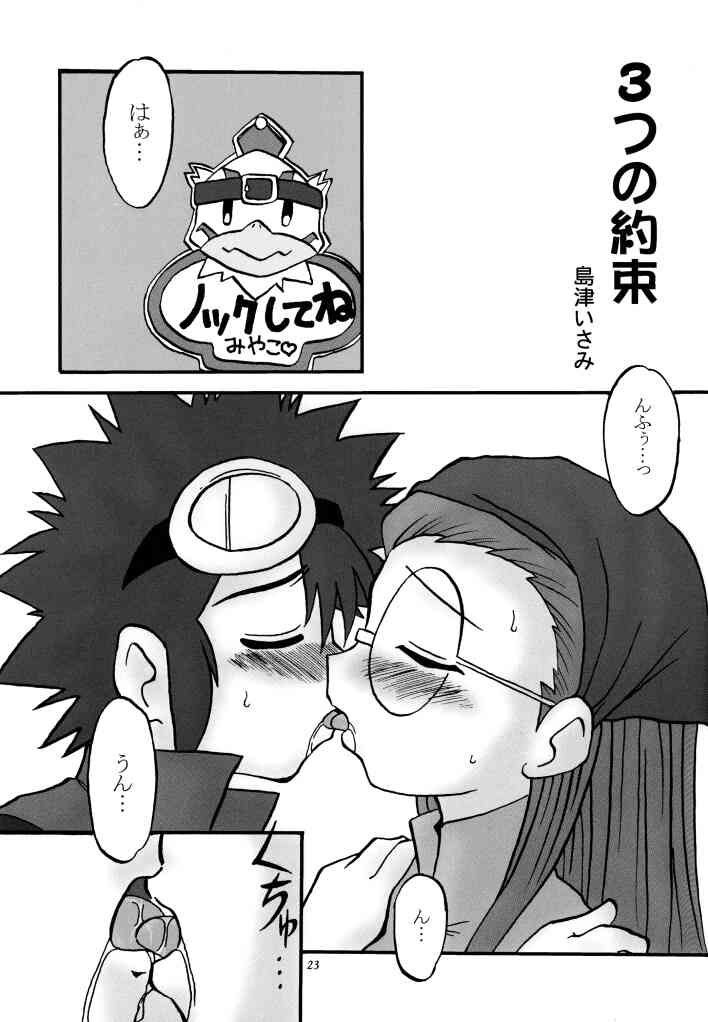 [Ukkaridou (Inari Satsuki, Shimazu Isami)] Love Love Funny (Digimon Adventure 02) page 22 full