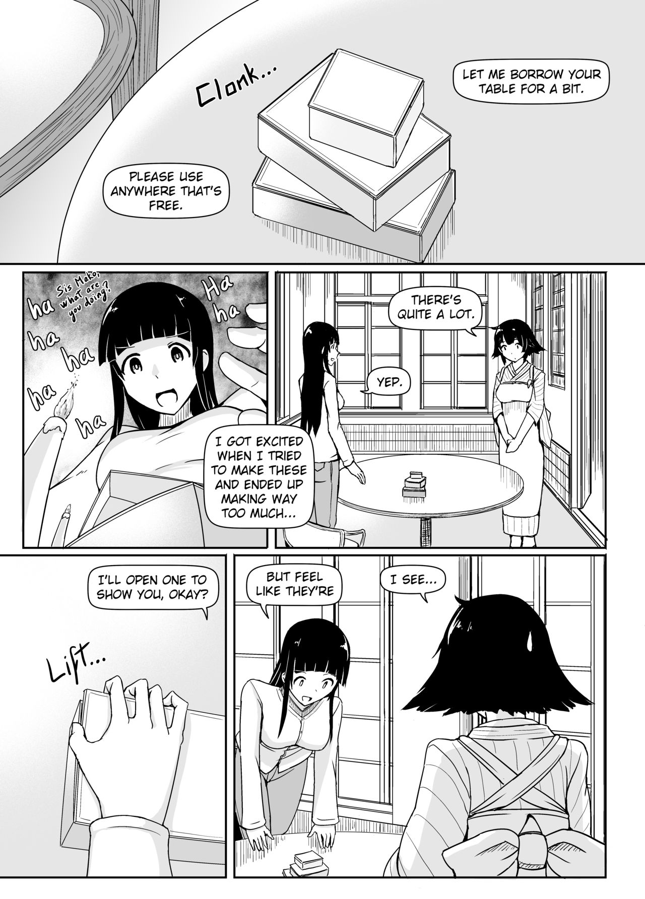 [Ochikonium (Terada Ochiko)] Eating Ghost (Flying Witch) [Japanese, English] [Digital] page 4 full