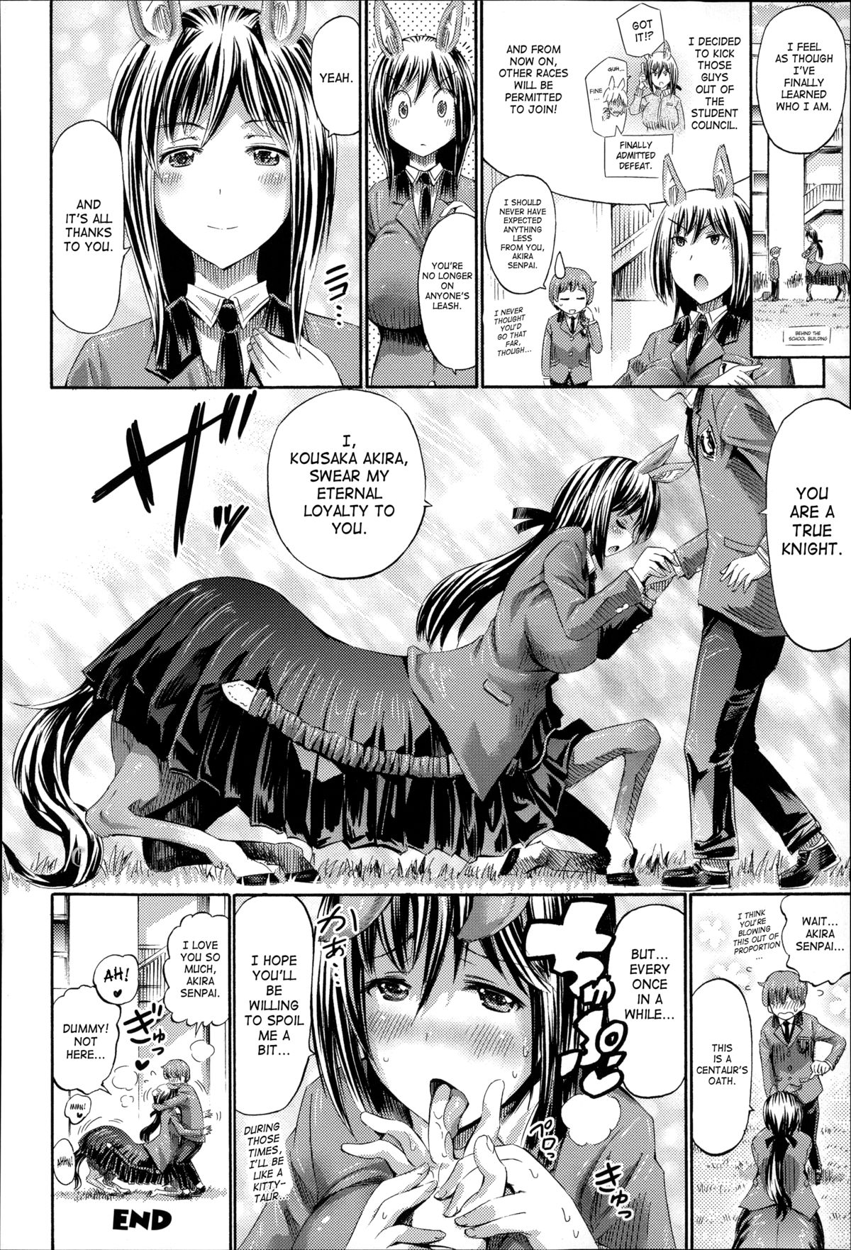 [Horitomo] Akogare no Senpai wa Kentauros | My Dear Centaur Senpai (Kininaru Anoko wa Monster Musume) [English] [SaHa] page 20 full