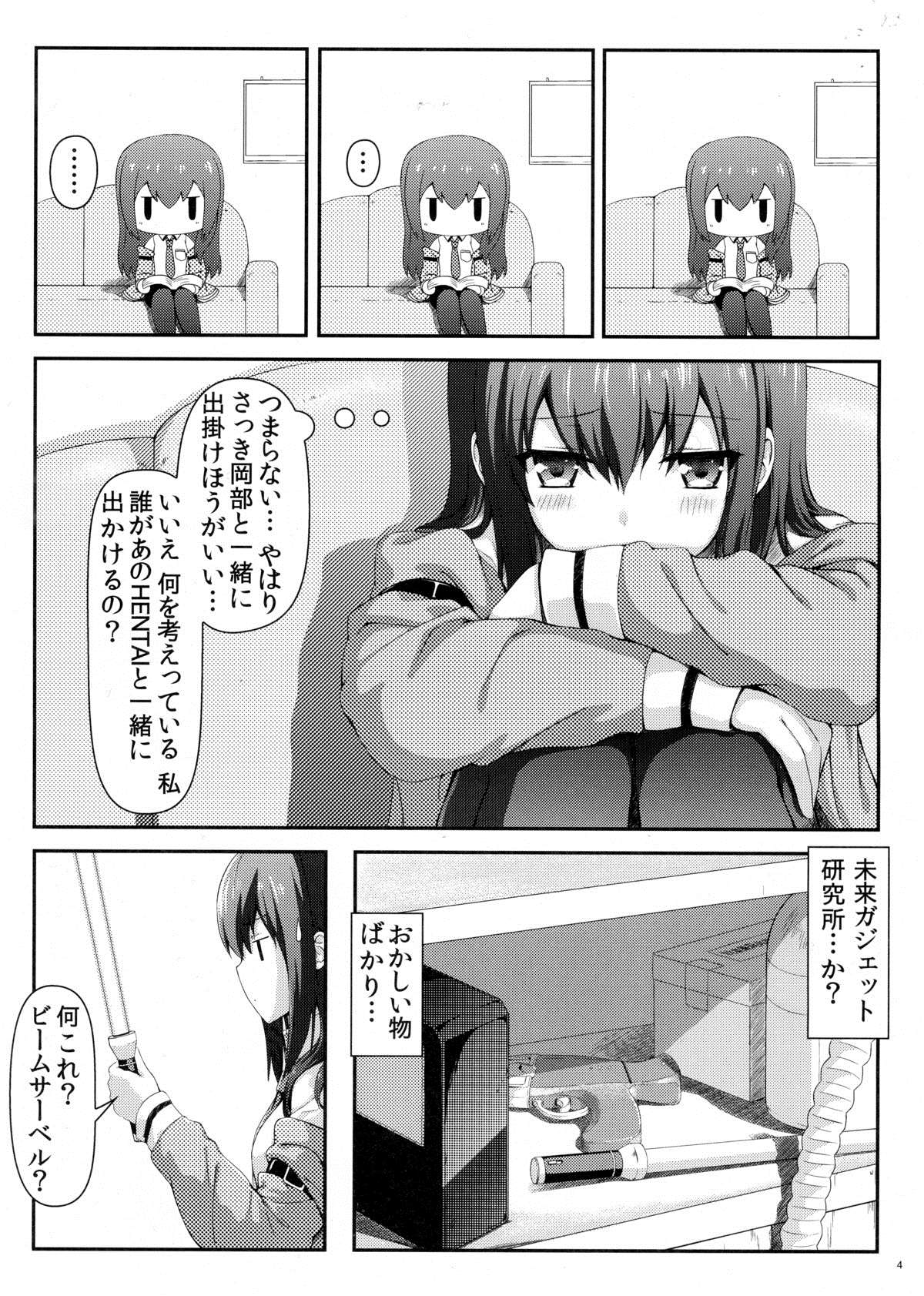 (C80) [Shadow Sorceress Communication Protocol (Hiten Onee-ryuu)] Tengoku e no Bullet Train (Steins;Gate) page 3 full