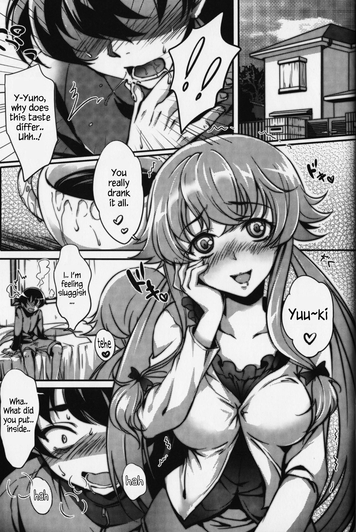 [Cat Street (Miiru)] Gohoushi Nikki ~Yuno wa Ore no Yome~ | Slave Diary ~Yuno is my bride~ (Mirai Nikki) [English] [EHCOVE] page 2 full