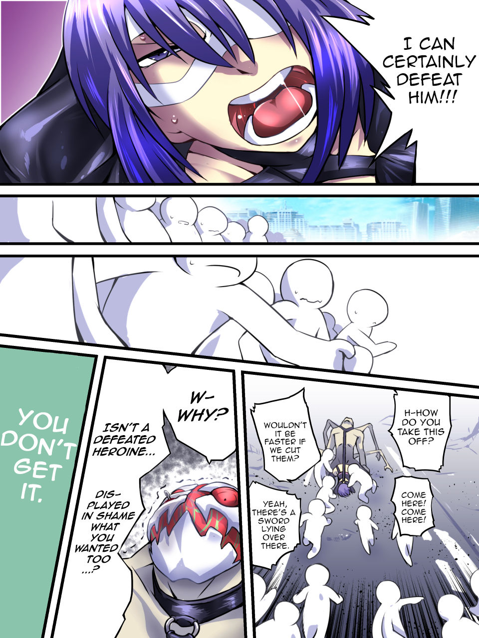 [Atelier Hachifukuan] Superheroine Yuukai Ryoujoku VII - Superheroine in Distress - Kunoichi Suzushiro II [English] [Harasho Project] [Incomplete] page 26 full