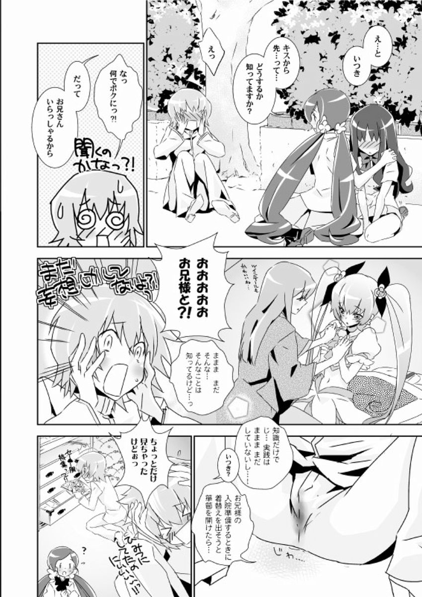 (SC49) [Baka to Hasami (Tsukai You)] Naisho no Tsuboeri Himitsu no Itsuki (Heart Catch Precure!) page 11 full