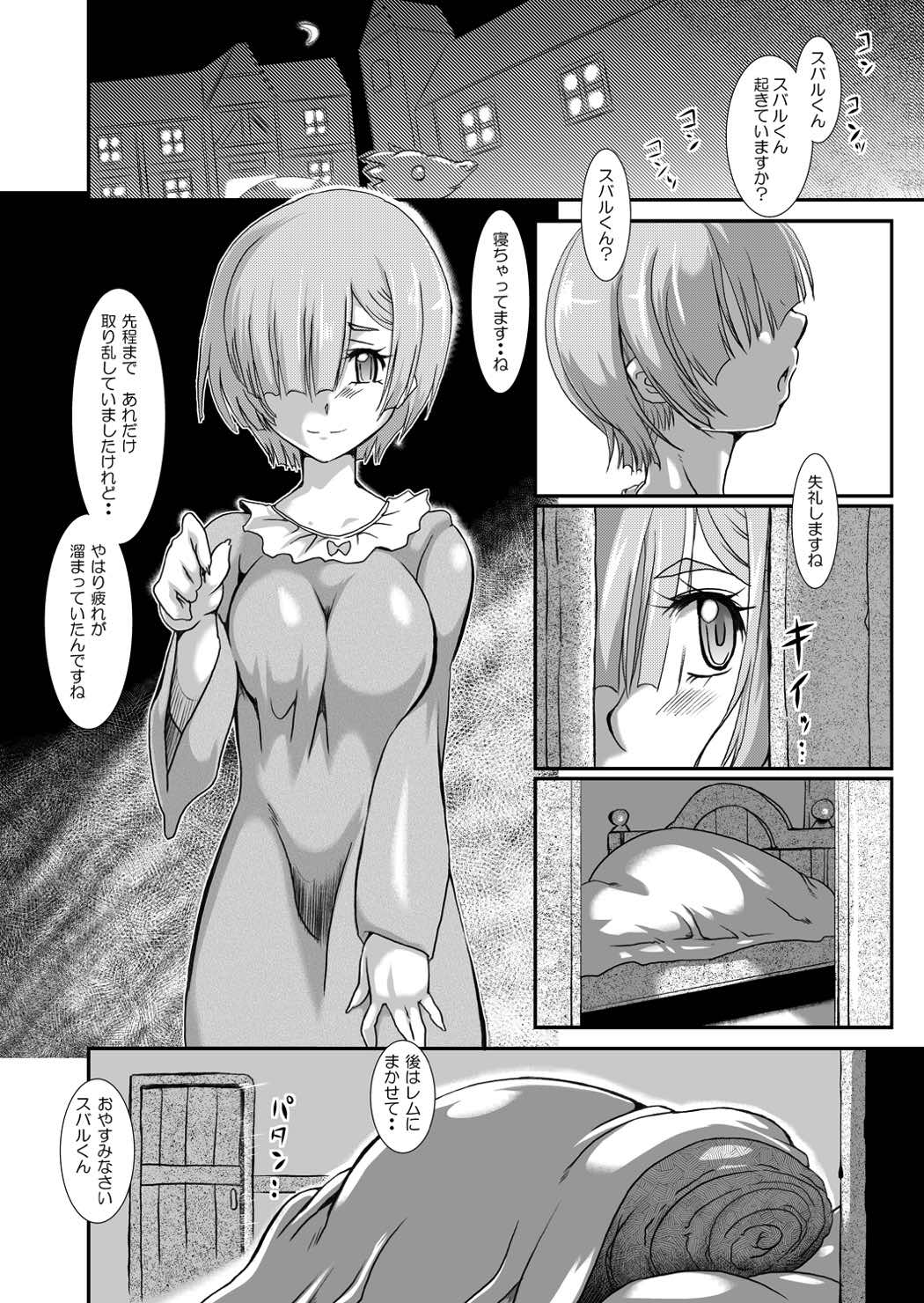 [Furuya (TAKE)] Rem: Rem no Ero Manga (Re:Zero kara Hajimeru Isekai Seikatsu) [Digital] page 3 full