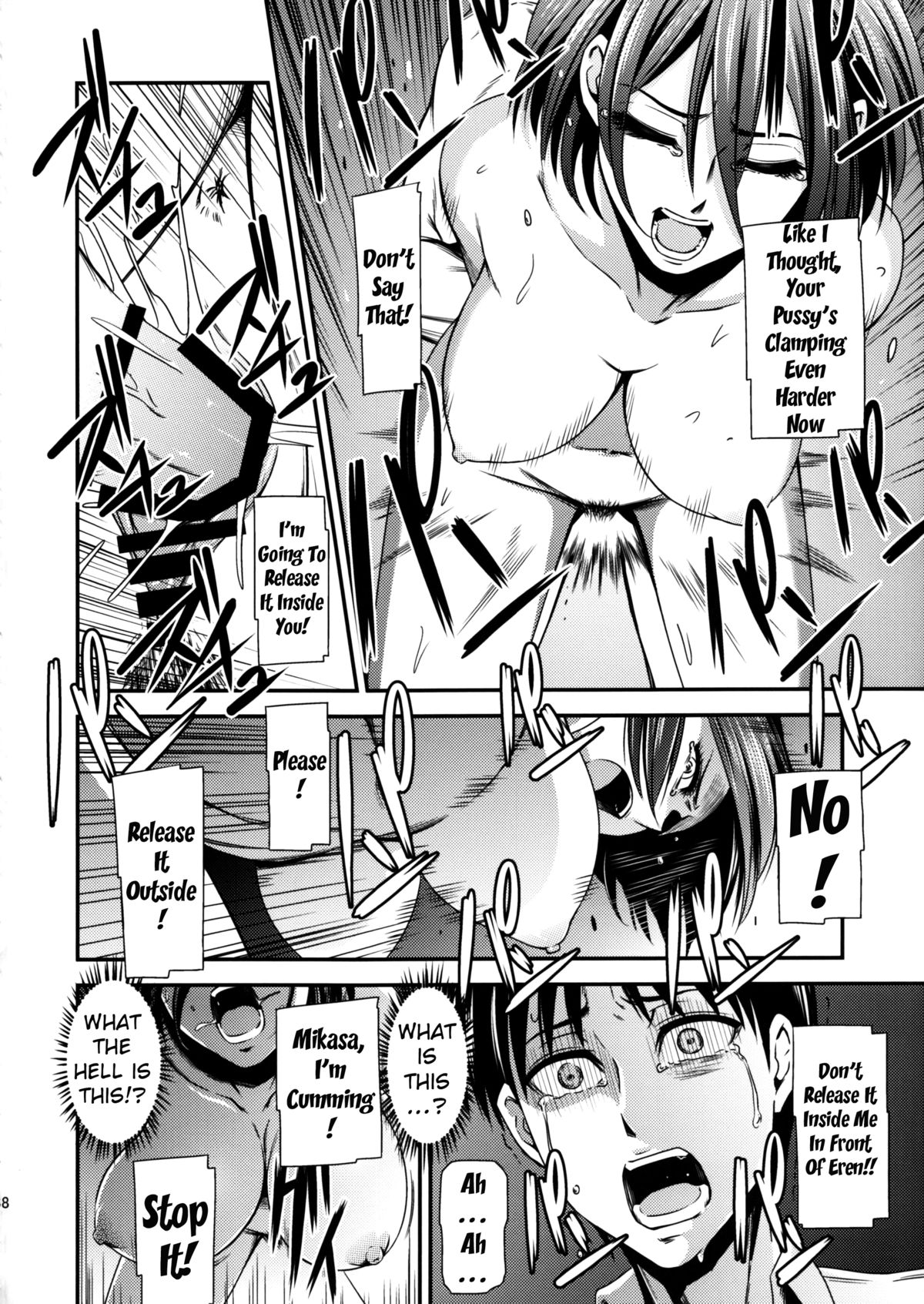 (C86) [Kiyosumi Hurricane (Kiyosumi Hurricane)] Gekishin San | Firing Pin 3 (Shingeki no Kyojin) [English] {doujin-moe.us} page 39 full