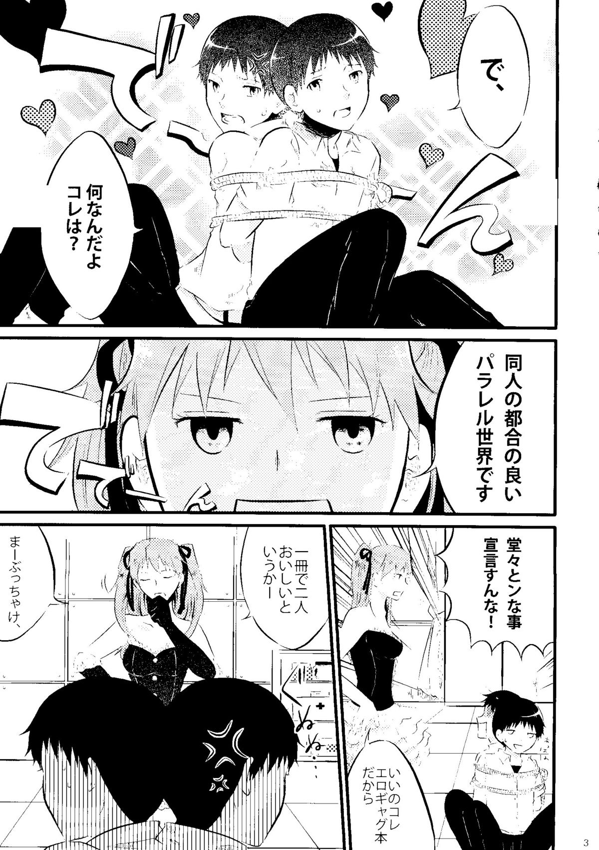 (C77) [nsj (Saeki Kendji)] Nakayoshi Children (Neon Genesis Evangelion) page 3 full