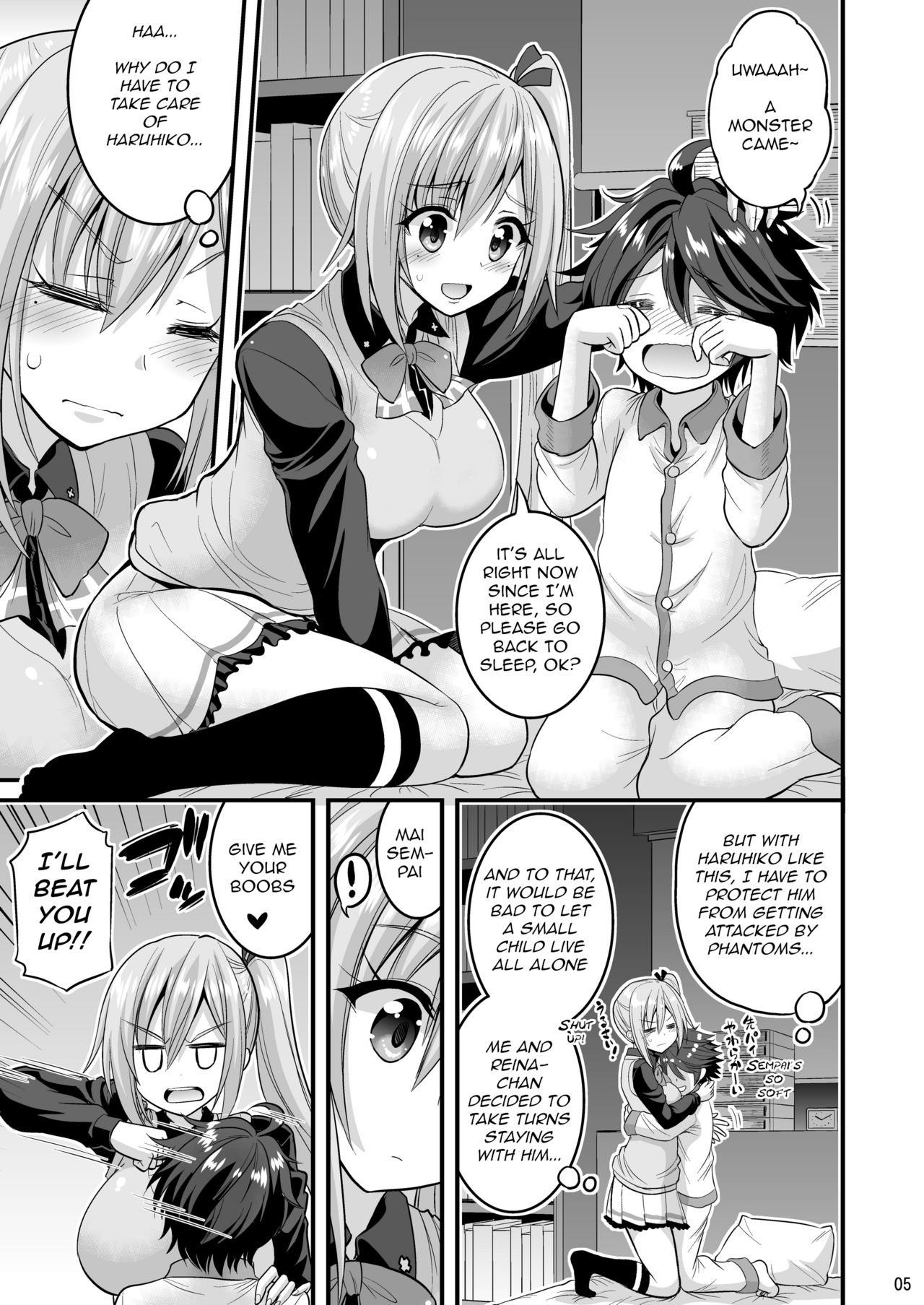 [Hasemi Box (Hasemi Ryo)] Futari to Shota no Phantom Night (Musaigen no Phantom World) [English] [q91] [Digital] page 3 full
