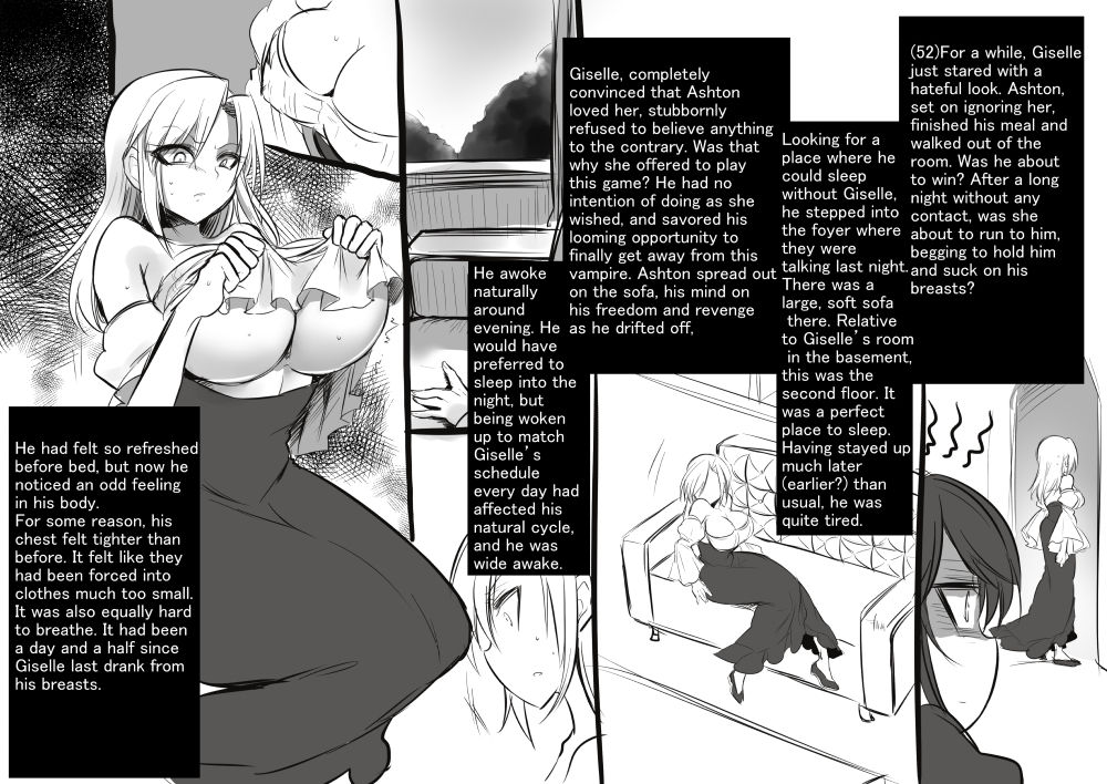 [Kouji] Bishoujo Vampire ni Bonyuu Drink Bar ni Sareru Hanashi | Turned into a Breast Milk Fountain by a Beautiful Vampire [English] [Limonchik11] page 55 full