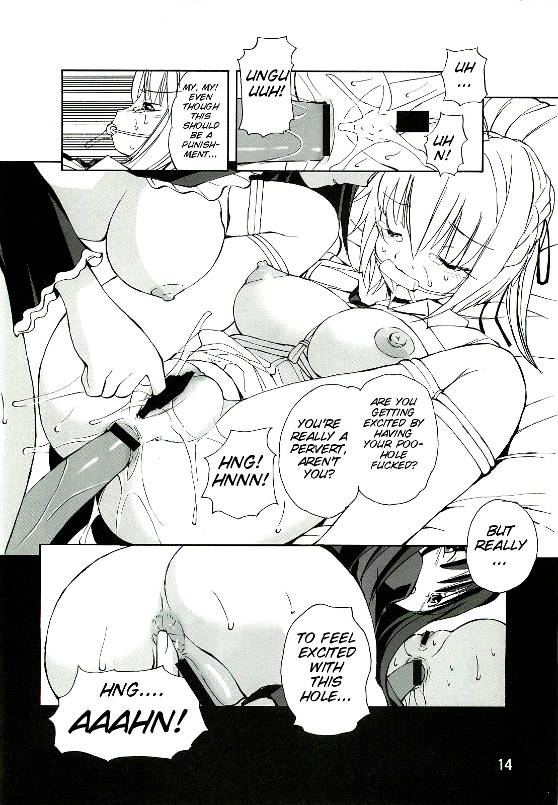 (C80) [Fujidan (Fujisaki Makoto)] Toaru Shitsuji no Dorei Nisshi (Mayo Chiki!)[English][SMDC] page 14 full