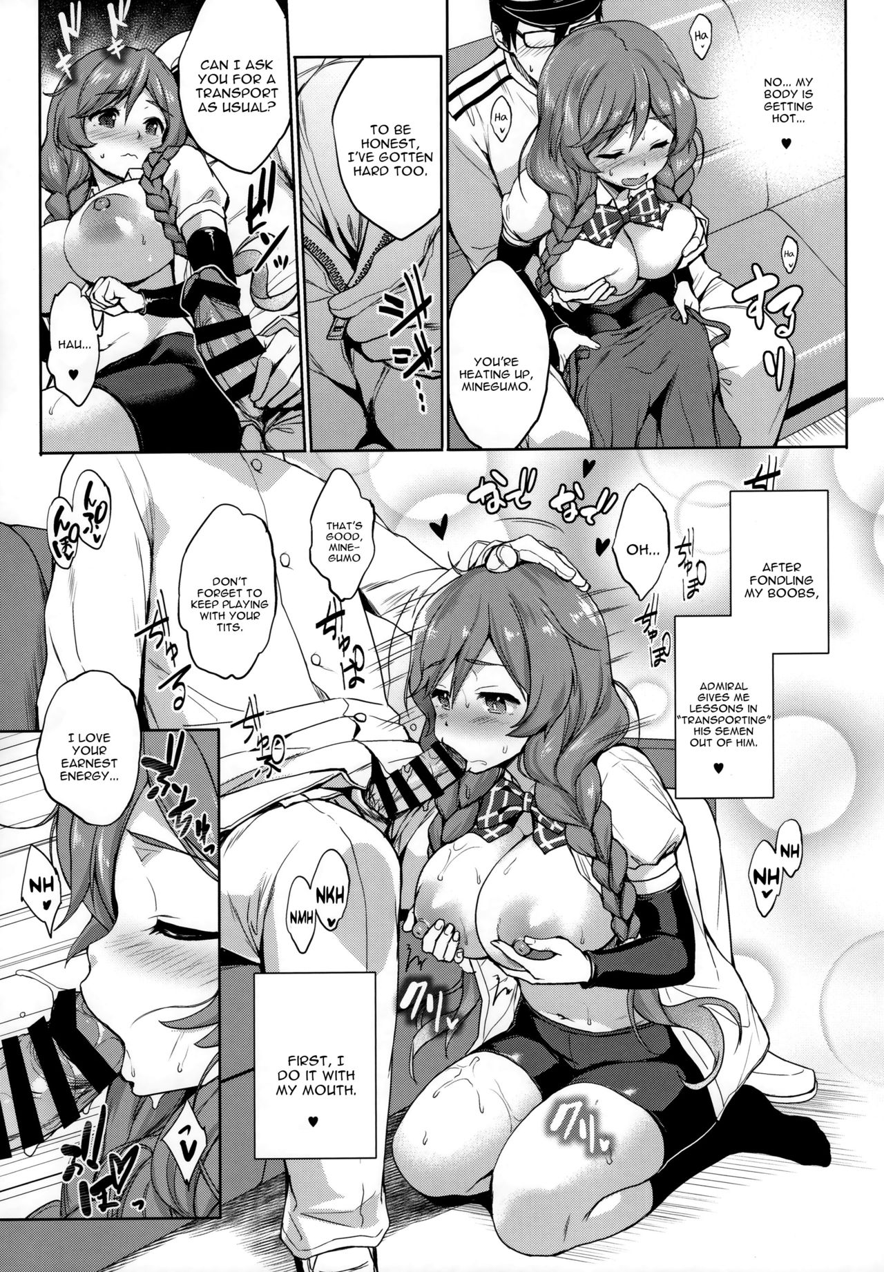 (C96) [Jouji Mujoh (Shinozuka George)] Minegumo Ikunyuu Nisshi (Kantai Collection -KanColle-) [English] [constantly] page 6 full