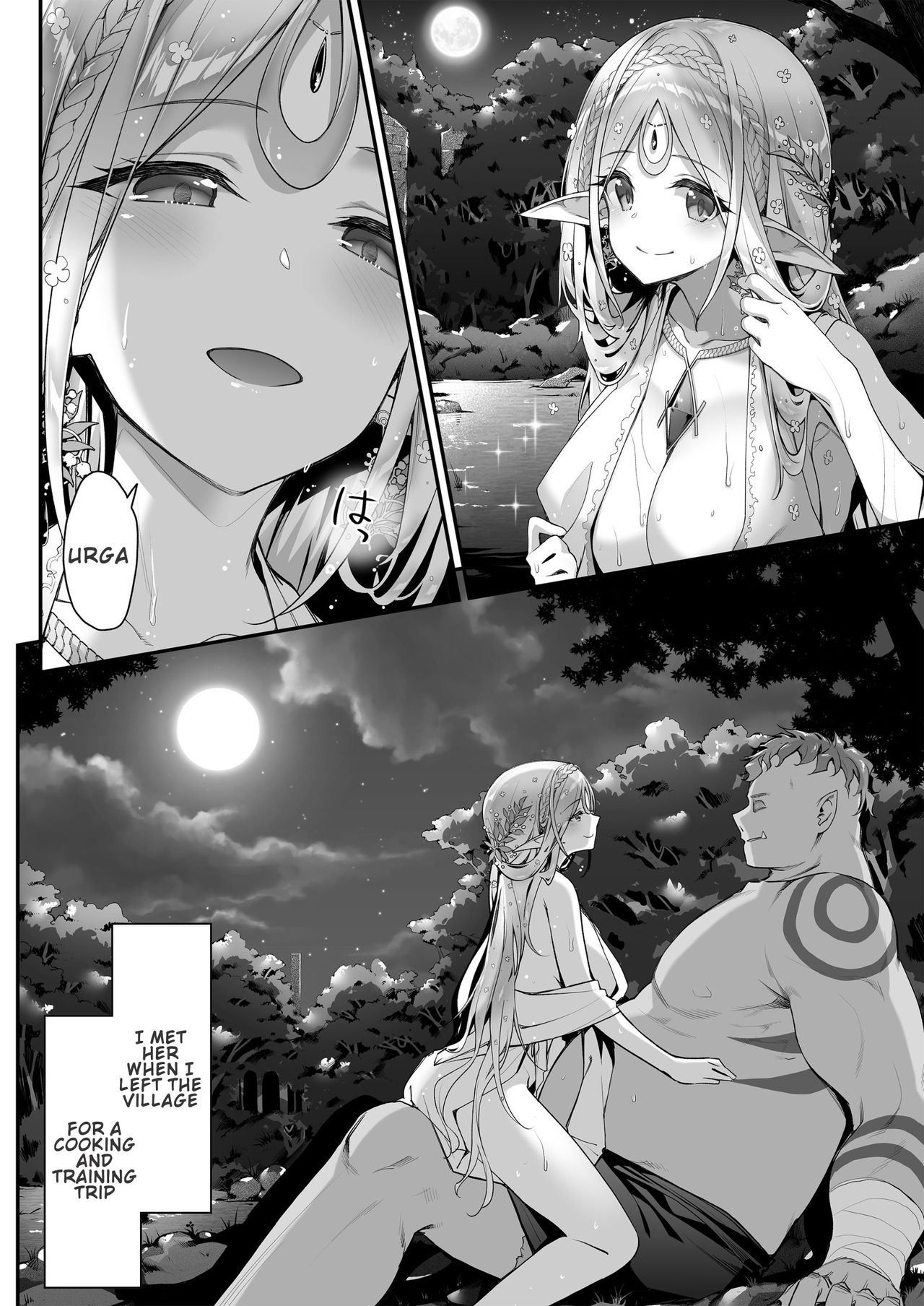 [Ichinose Land] Midara na Elf-san wa Orc-kun ga Osuki | Lewd Elf Likes Orc-kun [English] [Confidential TL] [Digital] page 3 full