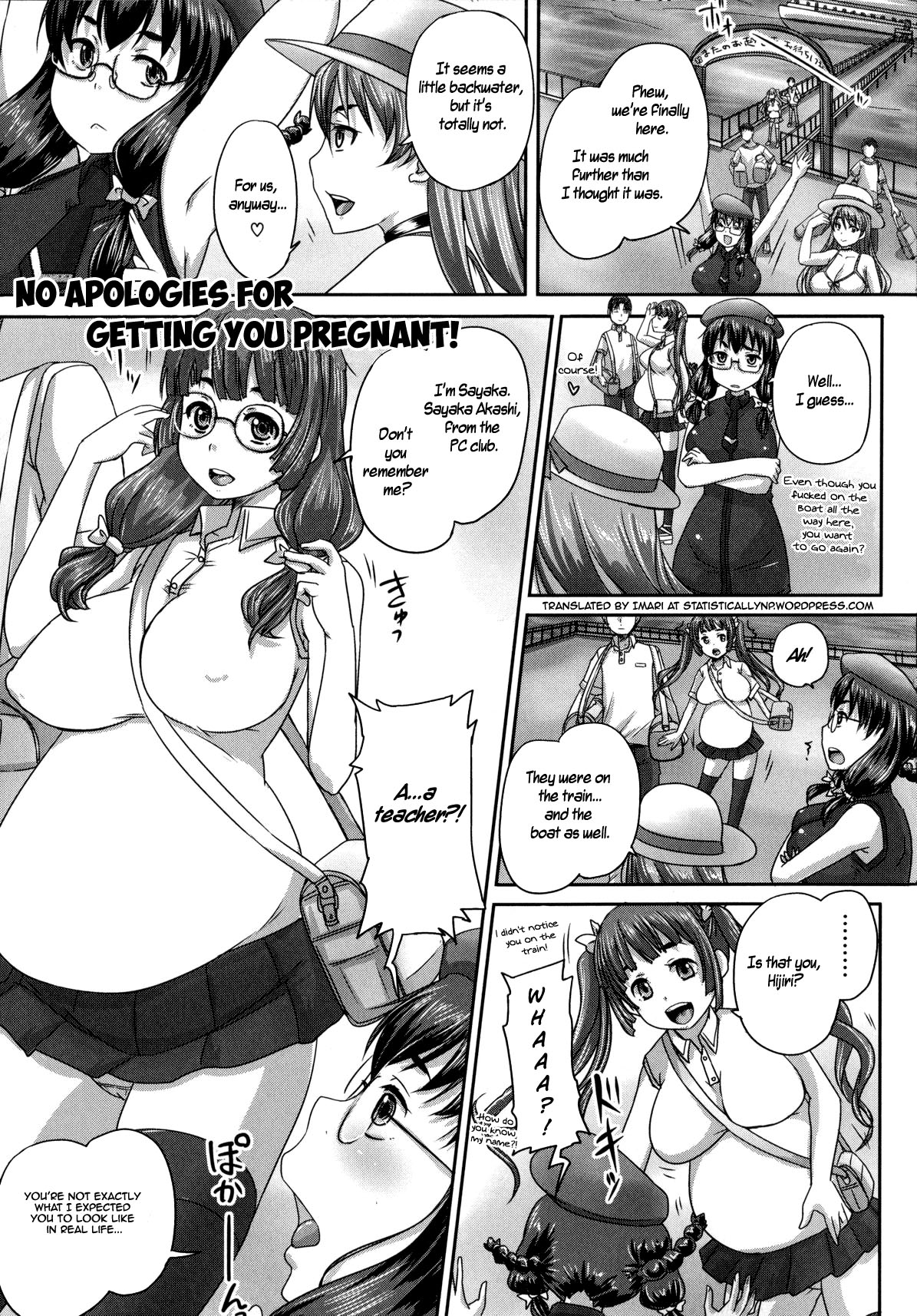 [Akigami Satoru] Ninshin Shite mo Gomenne Nashi | No apologies for getting you pregnant (Kihon Muryou Kanojo NG Nashi) [English] =StatisticallyNP= page 1 full