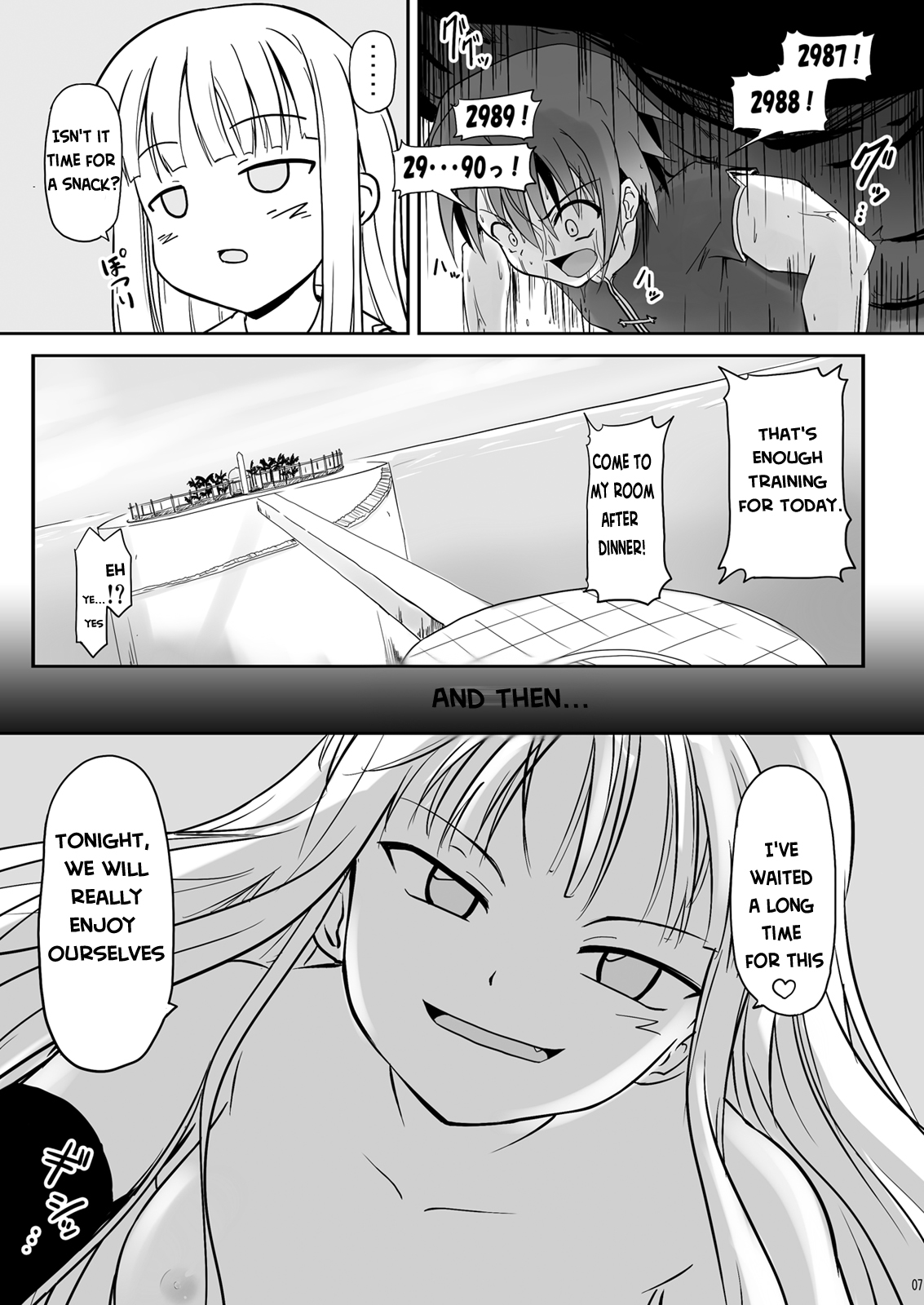 [Akamuni. (Akayoshi Hajime)] Shibotte Loli Babaa-sama! (Mahou Sensei Negima!) [English] [WYOH] [Digital] page 7 full