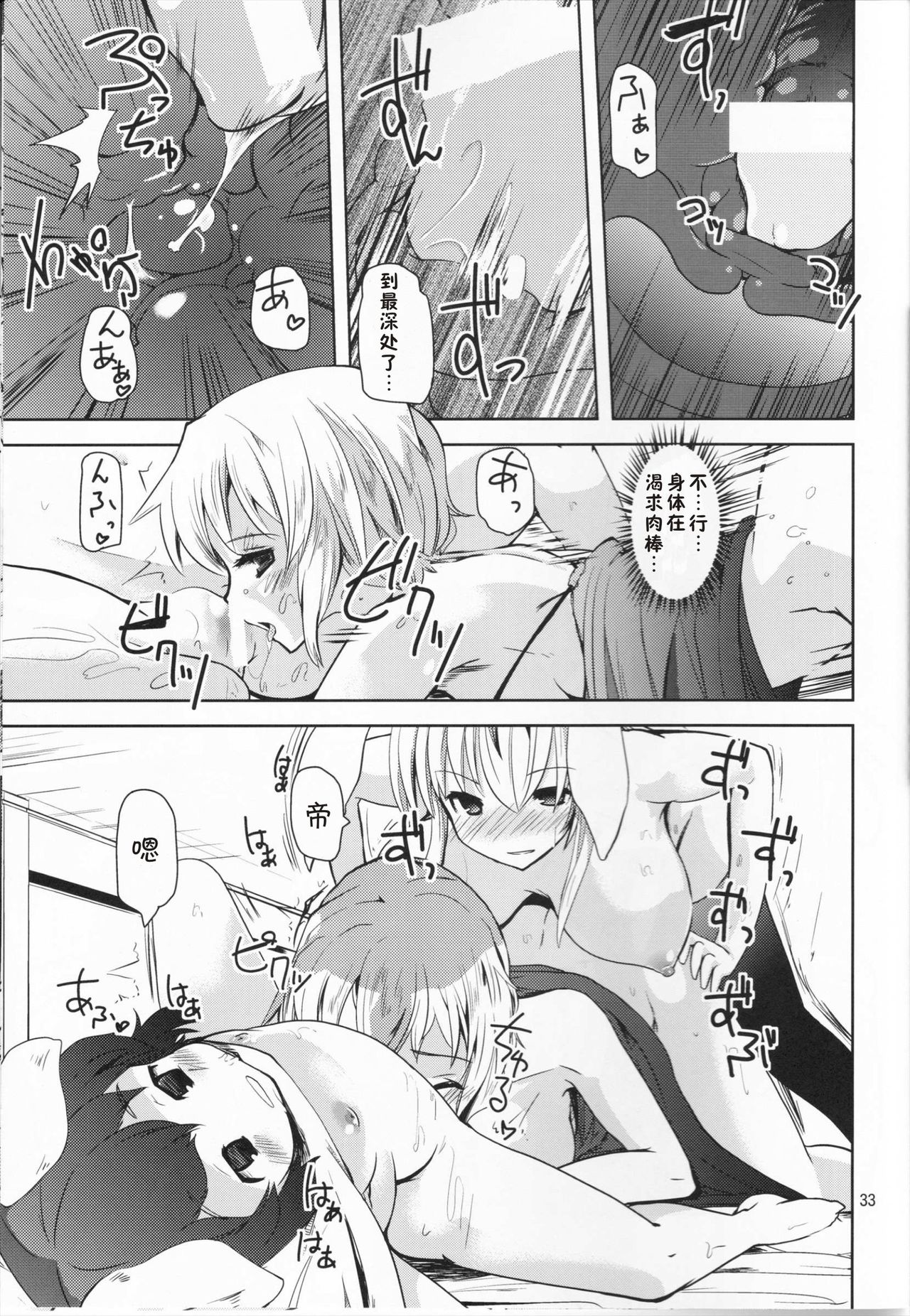 (Reitaisai 9) [Sanzoku no Uta (Takara Akihito)] Alice Inmu (Touhou Project) [Chinese] [好想玩梗汉化组] page 32 full