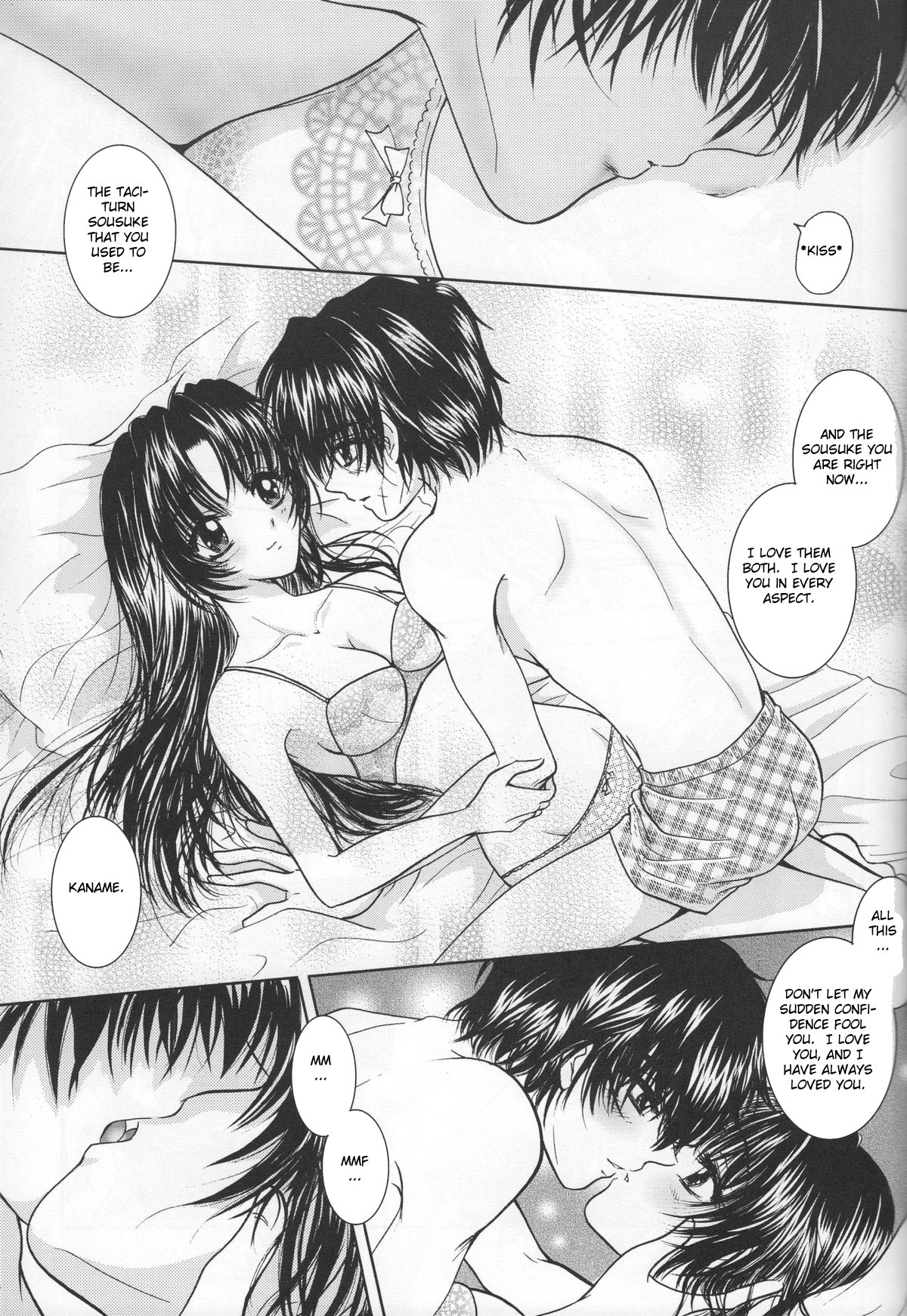 (C74) [Honey Pharmacy (Fukami Ryou)] SEXY PANIC Yappari Sei ga Ichiban!? | Sexy Panic: Their First Time is Without Protection!? (Full Metal Panic!) [English] [Scribe Figaro] page 30 full