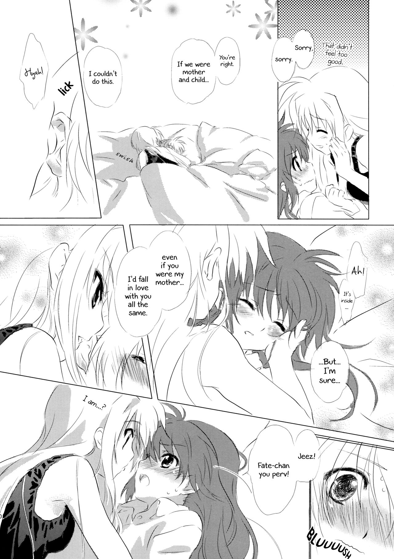 (Lyrical Magical 6) [Kurikoro. (Tokoharu)] Sweetest Love (Mahou Shoujo Lyrical Nanoha) [English] page 9 full