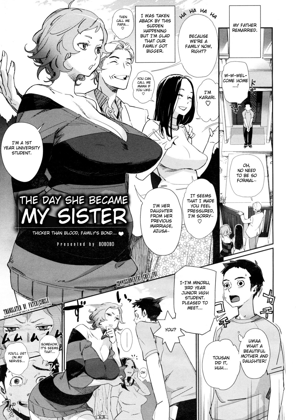 [Bobobo] Kyoudai ni Natta Hi | The Day She Became My Sister (COMIC Megastore 2009-10) [English] [Fated Circle] [Decensored] page 1 full