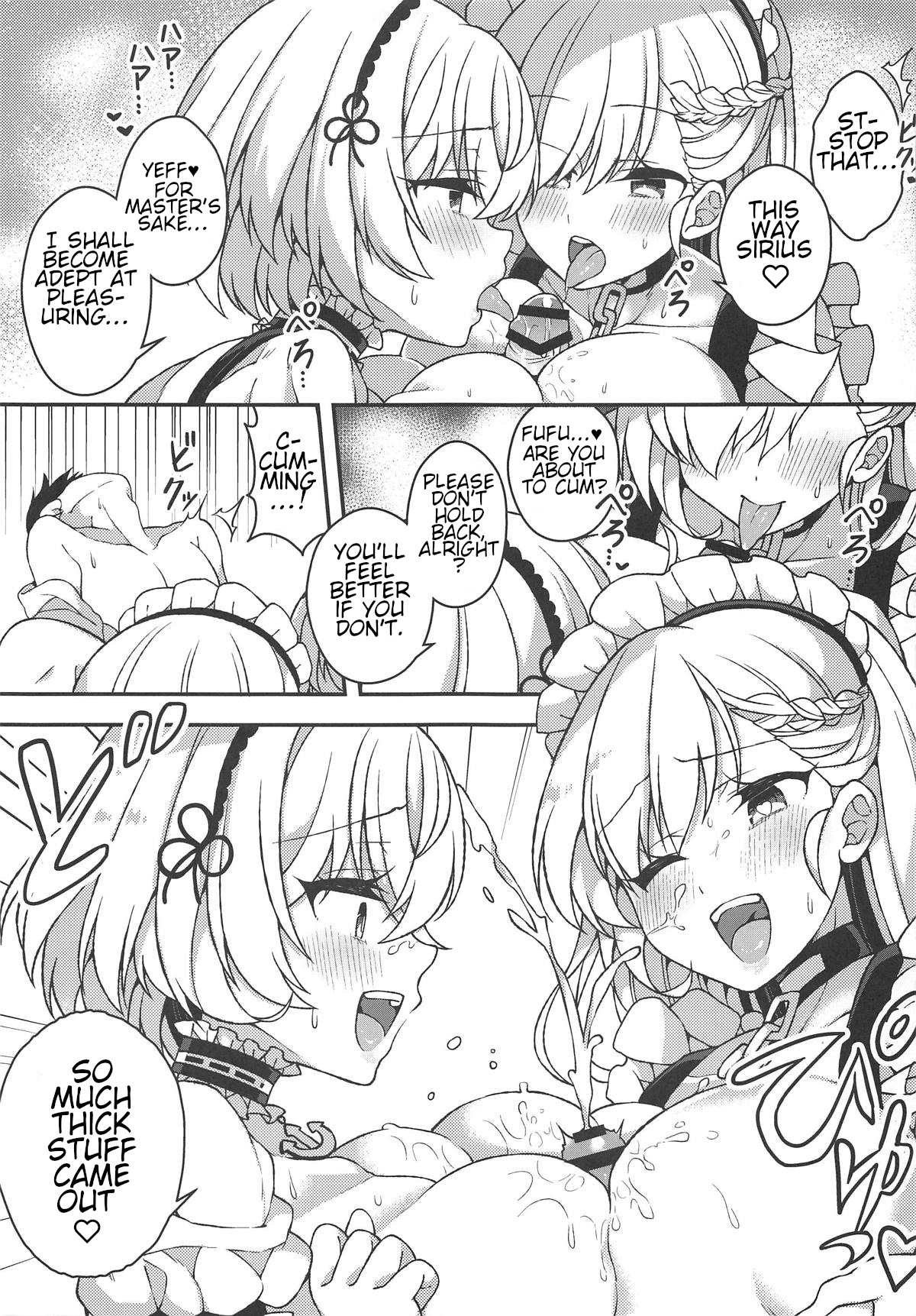 (SC2019 Summer) [Aratoya (Arato Asato)] Belfast to Sirius ni Mainichi Kyousei Osewa Sareru Hanashi (Azur Lane) [English] page 10 full