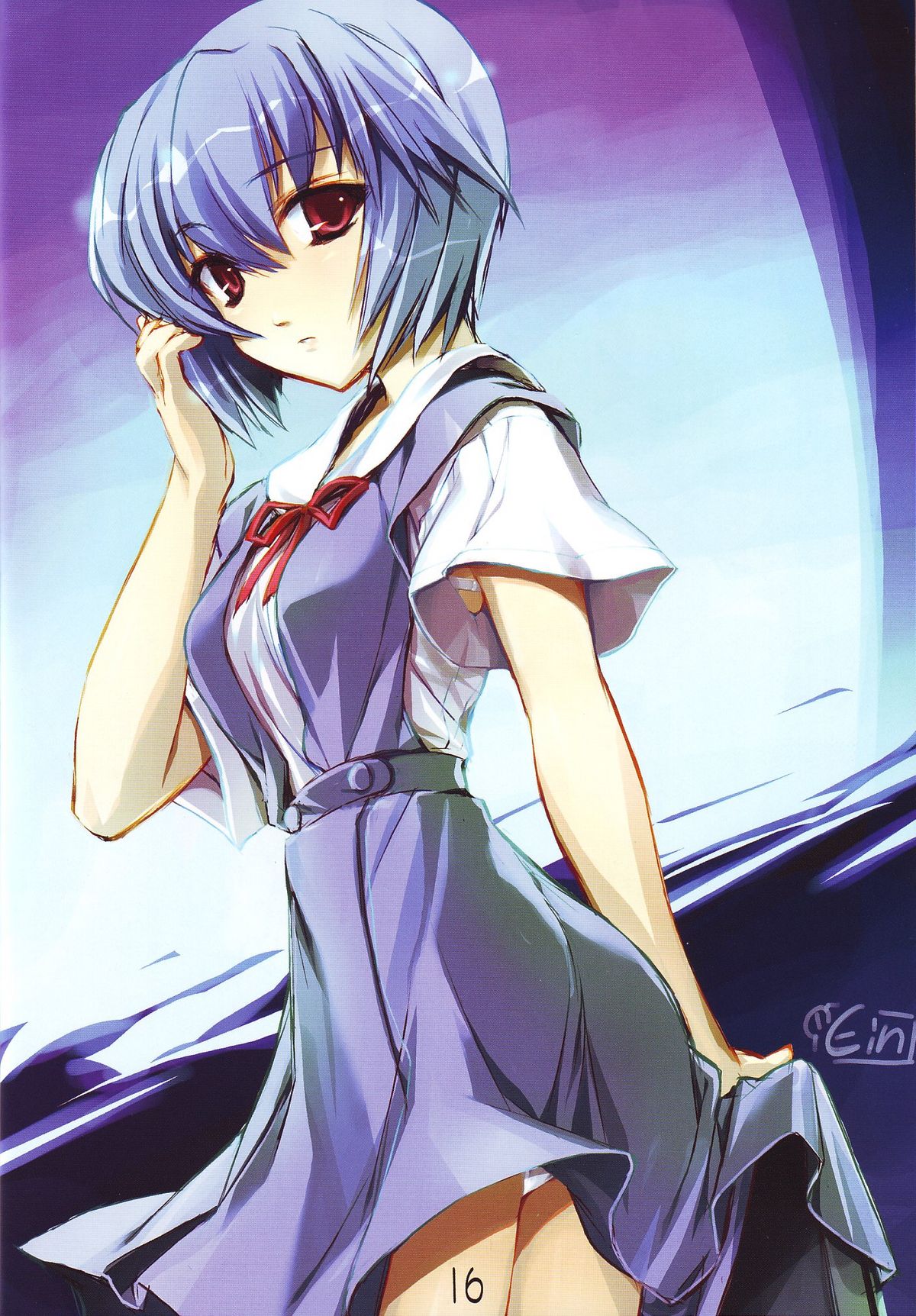 (C68) [Doujin Hoops, Eyes Of Dragon (Various)] Megamitachi No Kyuujitsu (Neon Genesis Evangelion) page 19 full