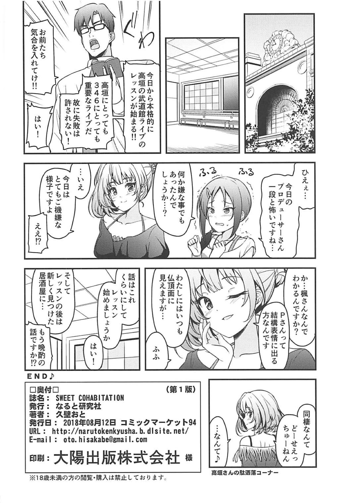 (C94) [Naruto Kenkyu Sha (Hisakabe Oto)] SWEET COHABITATION (THE IDOLM@STER CINDERELLA GIRLS) page 21 full