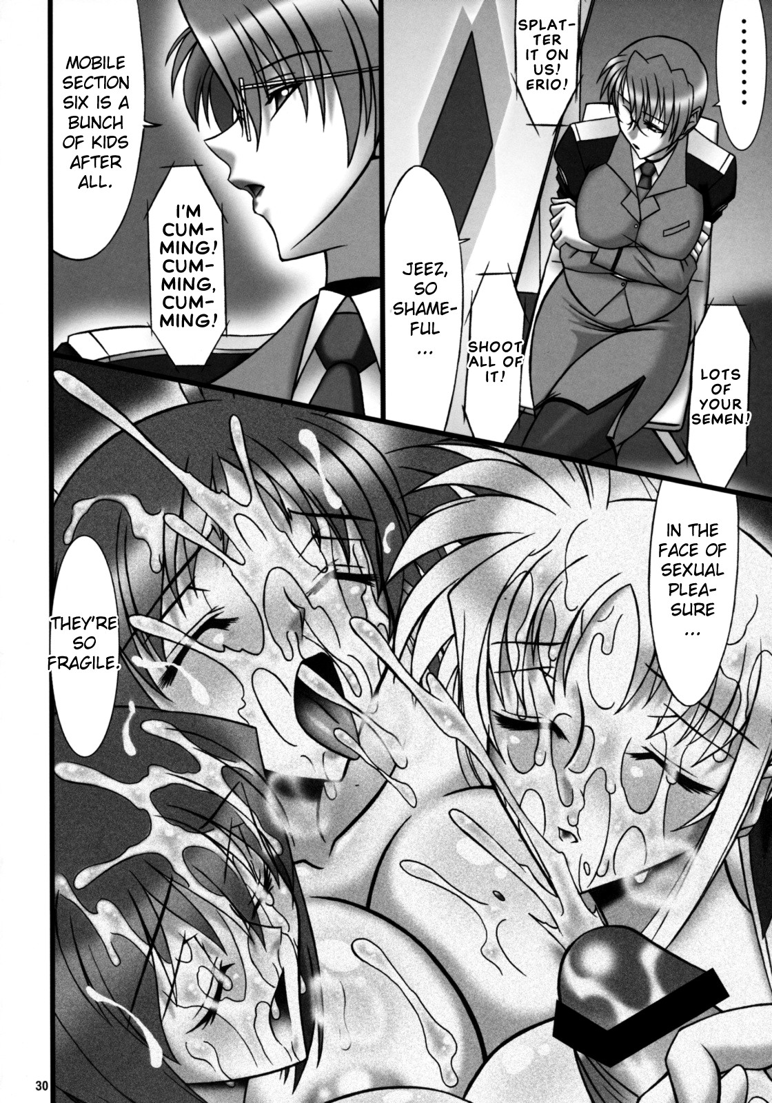 (C75) [AXZ (Hamon Ai)] Angel's stroke 22 Datenshi Gekitsui | Shoot down the Fallen Angel (Mahou Shoujo Lyrical Nanoha) [English] [biribiri] page 31 full