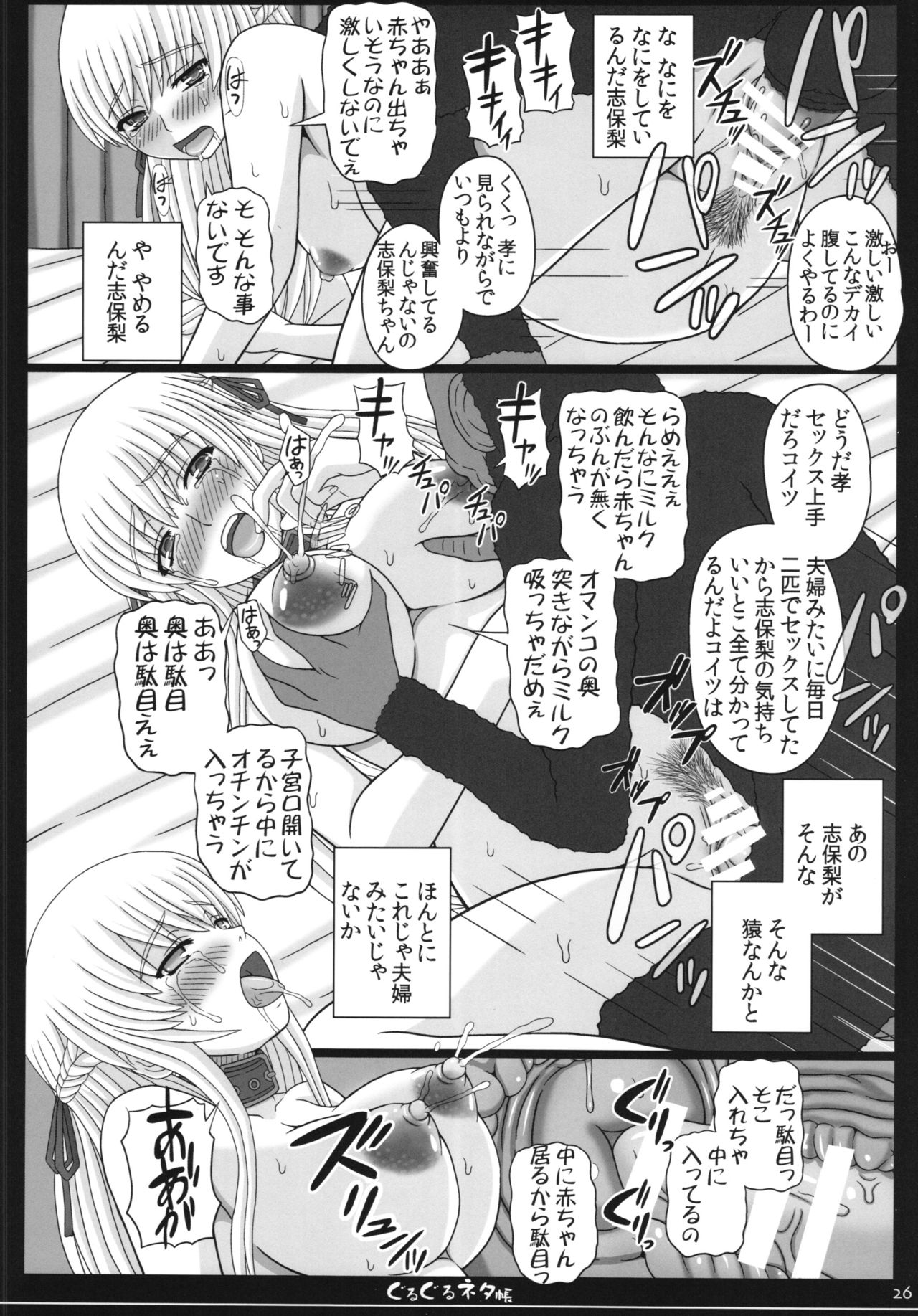 (C89) [Shiawase Kyouwakoku (Shiawase no Katachi)] Shiawase no Katachi no Guruguru Netachou 83R + Paper page 26 full