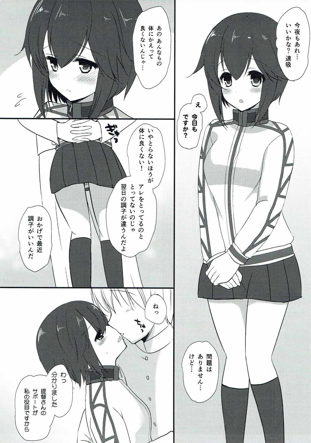 (SC2015 Autumn) [Mimicry.z (Aka Satanan)] Hayasui no Oishii Omizu (Kantai Collection -KanColle-) page 4 full