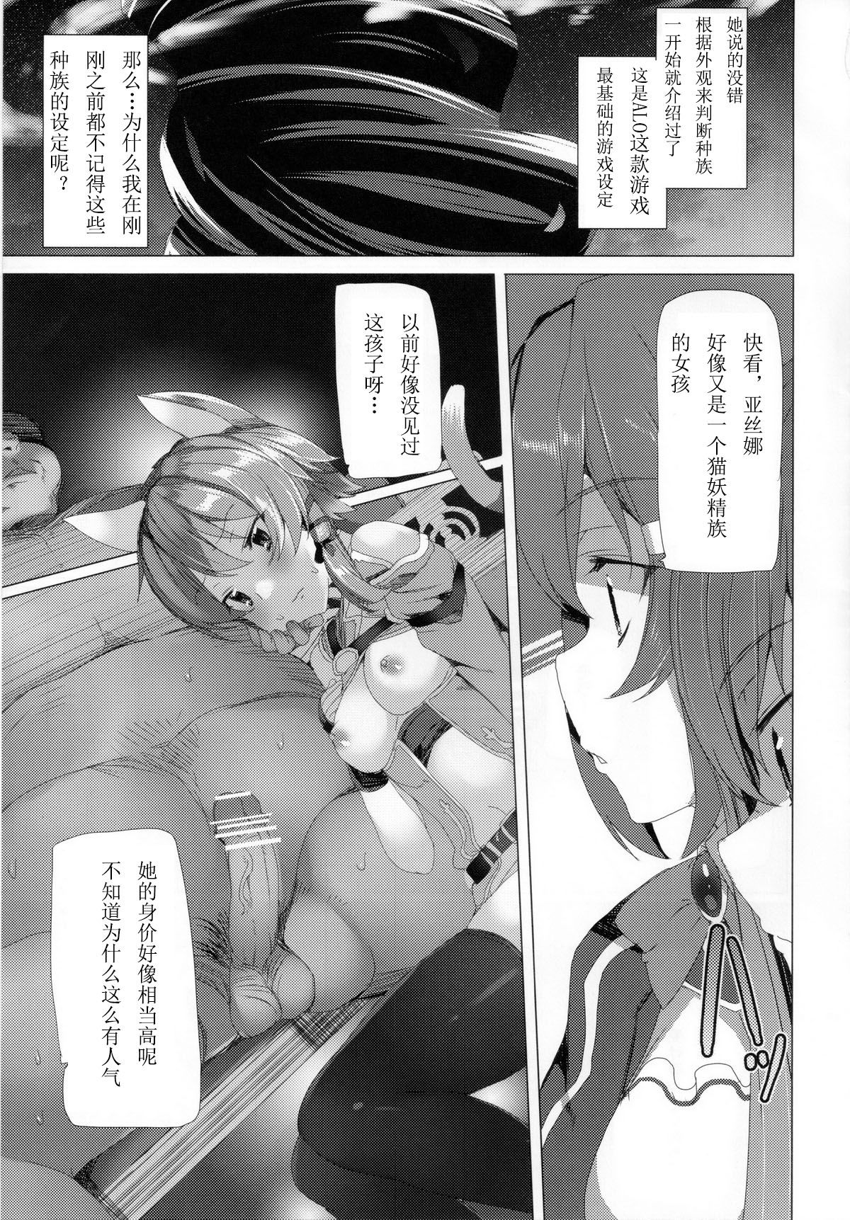 (C84) [Waffle Doumeiken (Tanaka Decilitre)] WRONG WORLD (Sword Art Online) [Chinese] [紫之上汉化] page 33 full