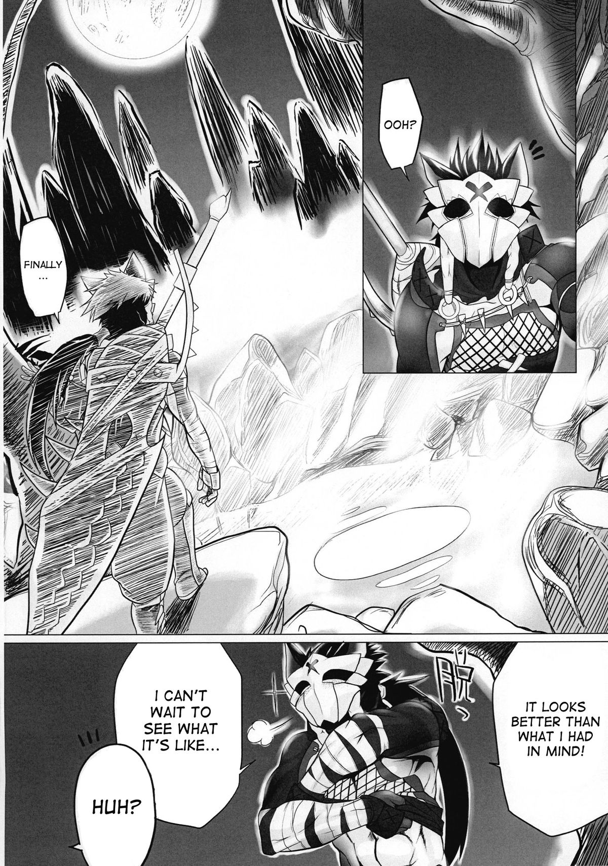 [Mahjong Yugen Co. Ltd 58 (Tabigarasu)] Monhan P3 Hon Hitou Konyoku Dosu Mellon Ban (Monster Hunter) [English] [desudesu] page 8 full