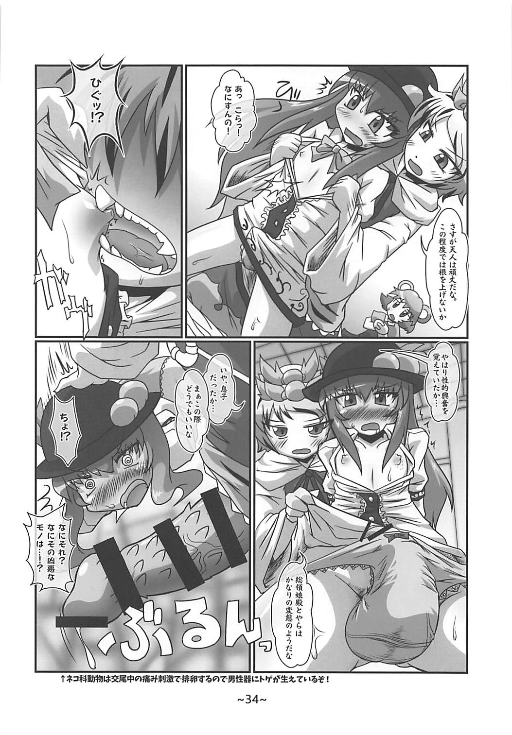 (Reitaisai 15) [Misoragi Foundation (Misoragi Kanoto)] Warashibe Chinchin Hyouitan (Touhou Project) page 33 full