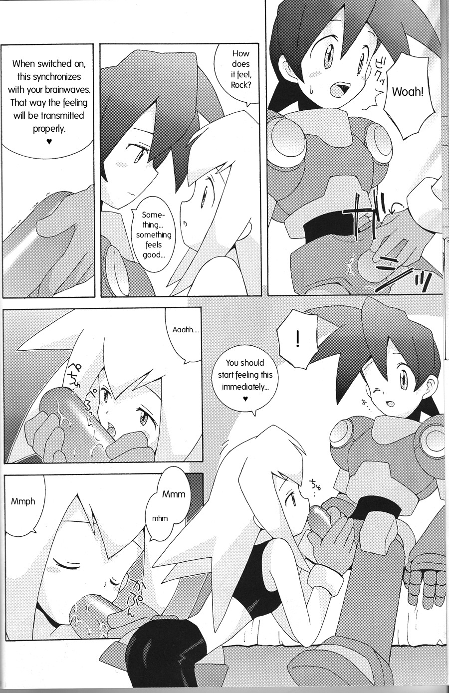 (CR21) [Bakuhatsu BRS. (B.Tarou)] Roll-chan no Kaihatsu Nikki | Roll's Development Diary (CAPSULE COMPUTER) (Rockman DASH) [English] [Writefuck] page 4 full