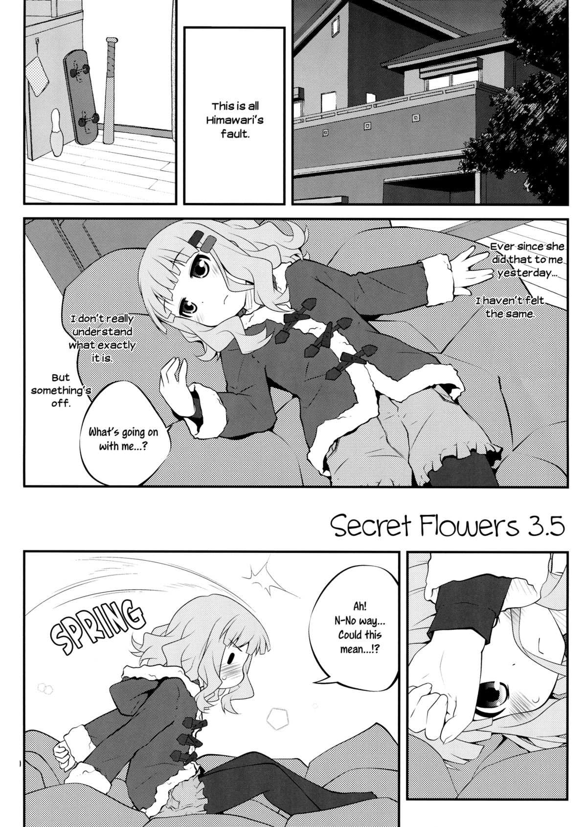 (C84) [Purimomo (Goyac)] Himegoto Flowers 3.5 | Secret Flowers 3.5 (YuruYuri) [English] [Yuri-ism] page 1 full