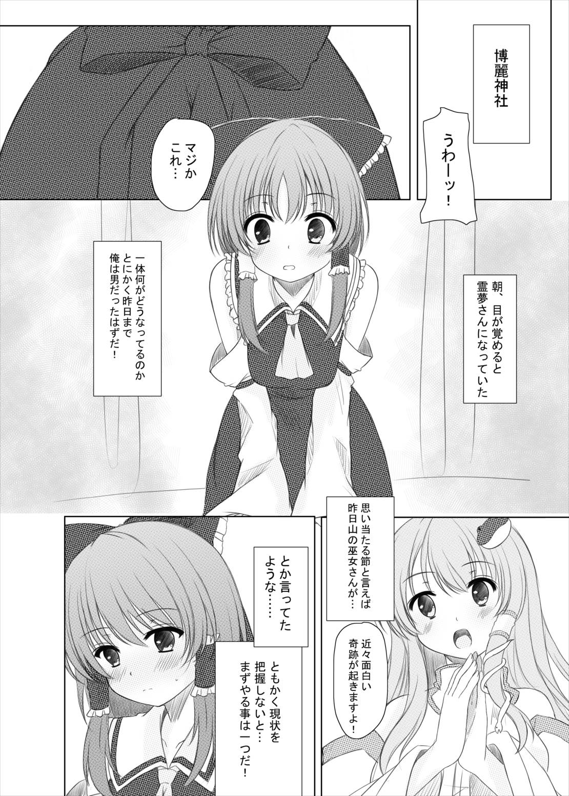 (C86) [Aki no Yonaga ni Yoiyami ni (Nagatsuki Rio)] Futairo no Hana to Futairo no Chou (Touhou Project) page 3 full