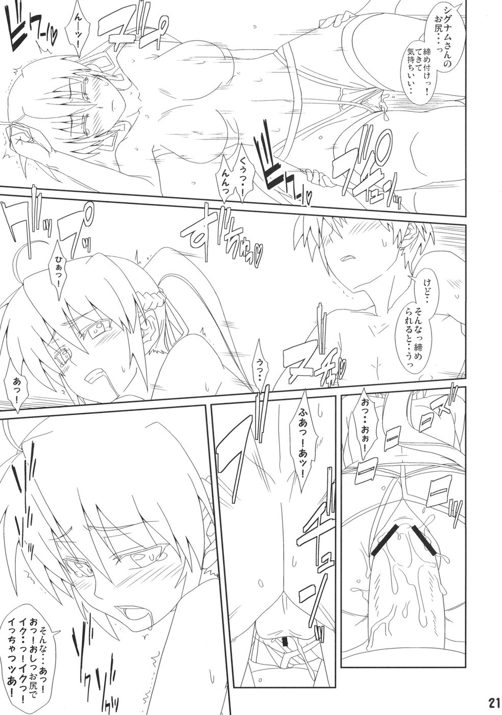 (C73) [CHICKEN Shark (Kurosyo)] Signum→Funclub (Magical Girl Lyrical Nanoha) page 20 full