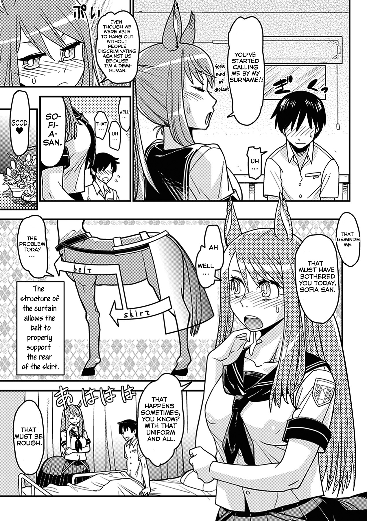 [Kuroshiki] Ja Ja Uma Sailor Fuku | Wild Horse School Uniform (Bessatsu Comic Unreal Monster Musume Paradise Vol. 2) [English] [Y2Ryoko] [Digital] page 5 full