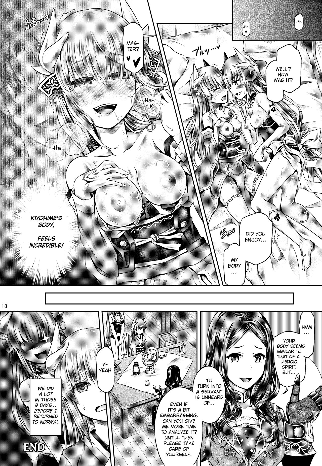 [Dschinghis Khan no Tamanegi wa Ore no Yome (Taniguchi-san)] Master ga Kiyohime ni Kigaetara (Fate/Grand Order) [English] [Digital] page 19 full