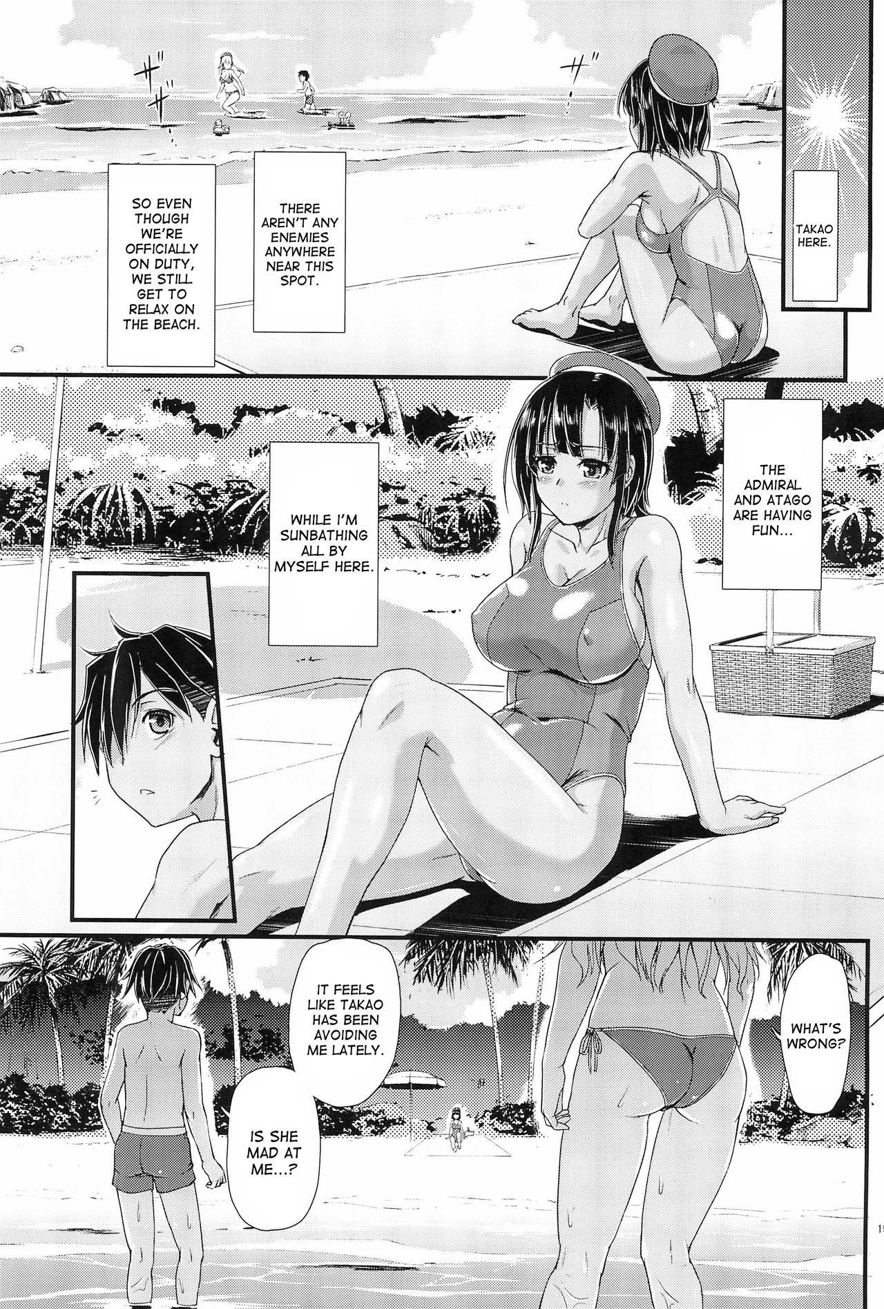 (C89) [Joukitei (Urase Shioji)] Nanyou no Vacances Sakusen | Vacation-Operation in the South Seas (Kantai Collection -KanColle-) [English] [desudesu] page 18 full
