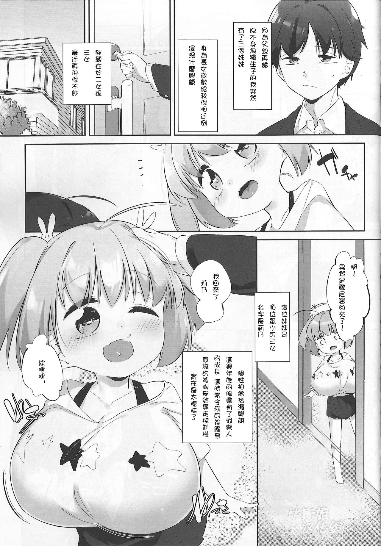 (C93) [P.D Crown (Pedocchi)] Imouto ni Hasamarete Shiawase desho? [Chinese] [比斯娘汉化组] page 5 full