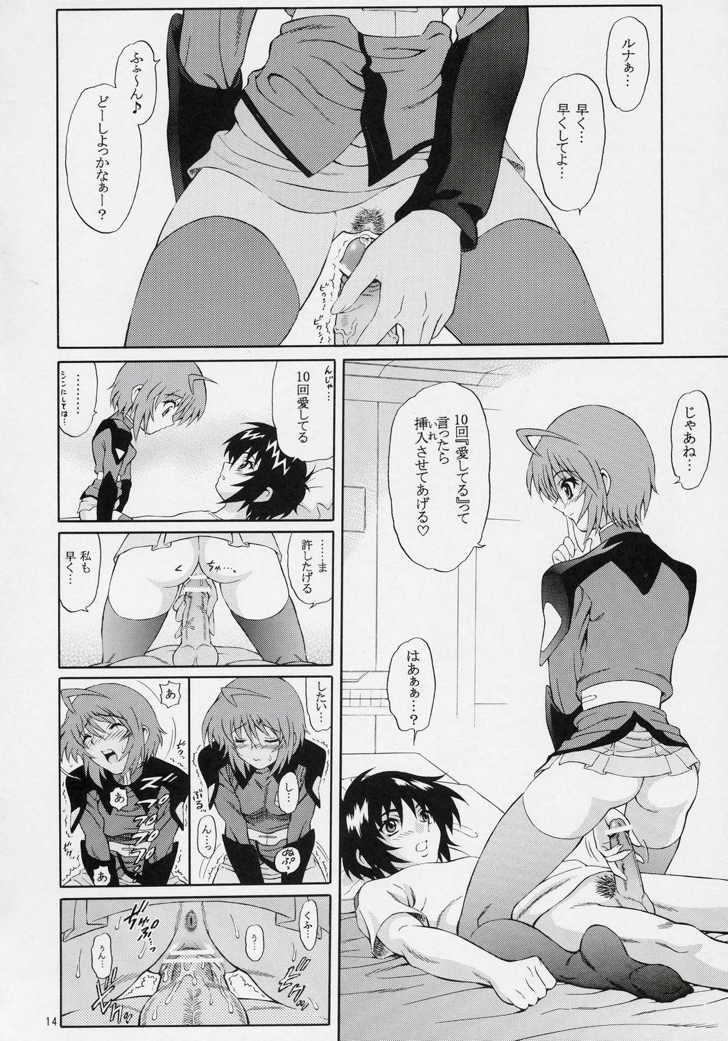 (C70) [GUST (Harukaze Soyogu)] Burning!! 03 (Gundam SEED DESTINY) page 13 full