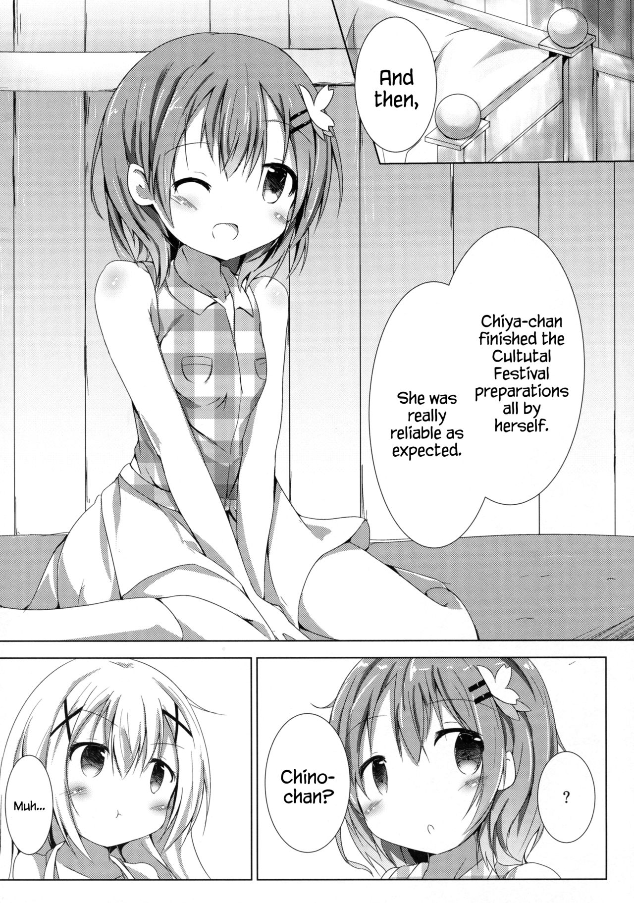 (COMIC1☆10) [Atelier Hinata (Hinata Yuu)] Sister or Not Sister?? (Gochuumon wa Usagi desu ka?) [English] {Hennojin} page 3 full