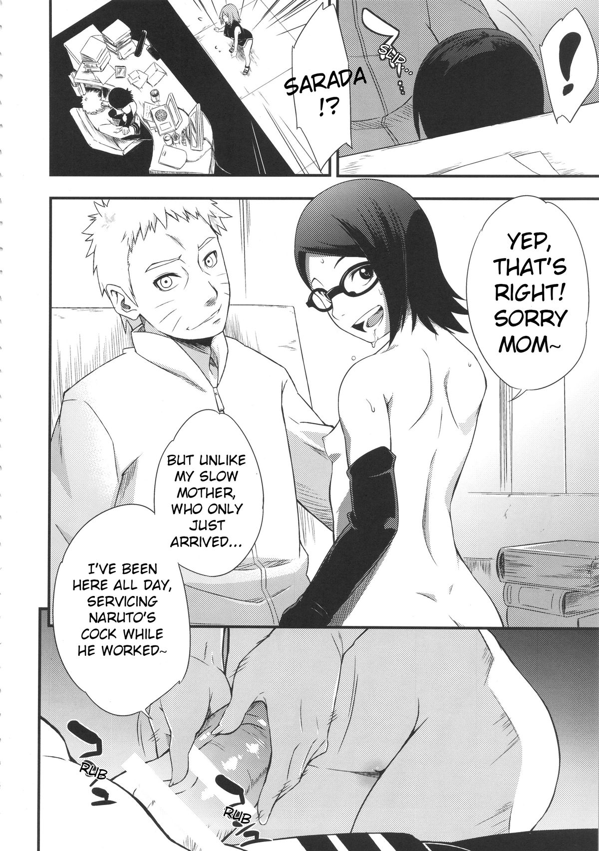 (C89) [Karakishi Youhei-dan Shinga (Sahara Wataru)] Konoha Donburi Aigake (Naruto) [English] [Zarmazarma] page 7 full